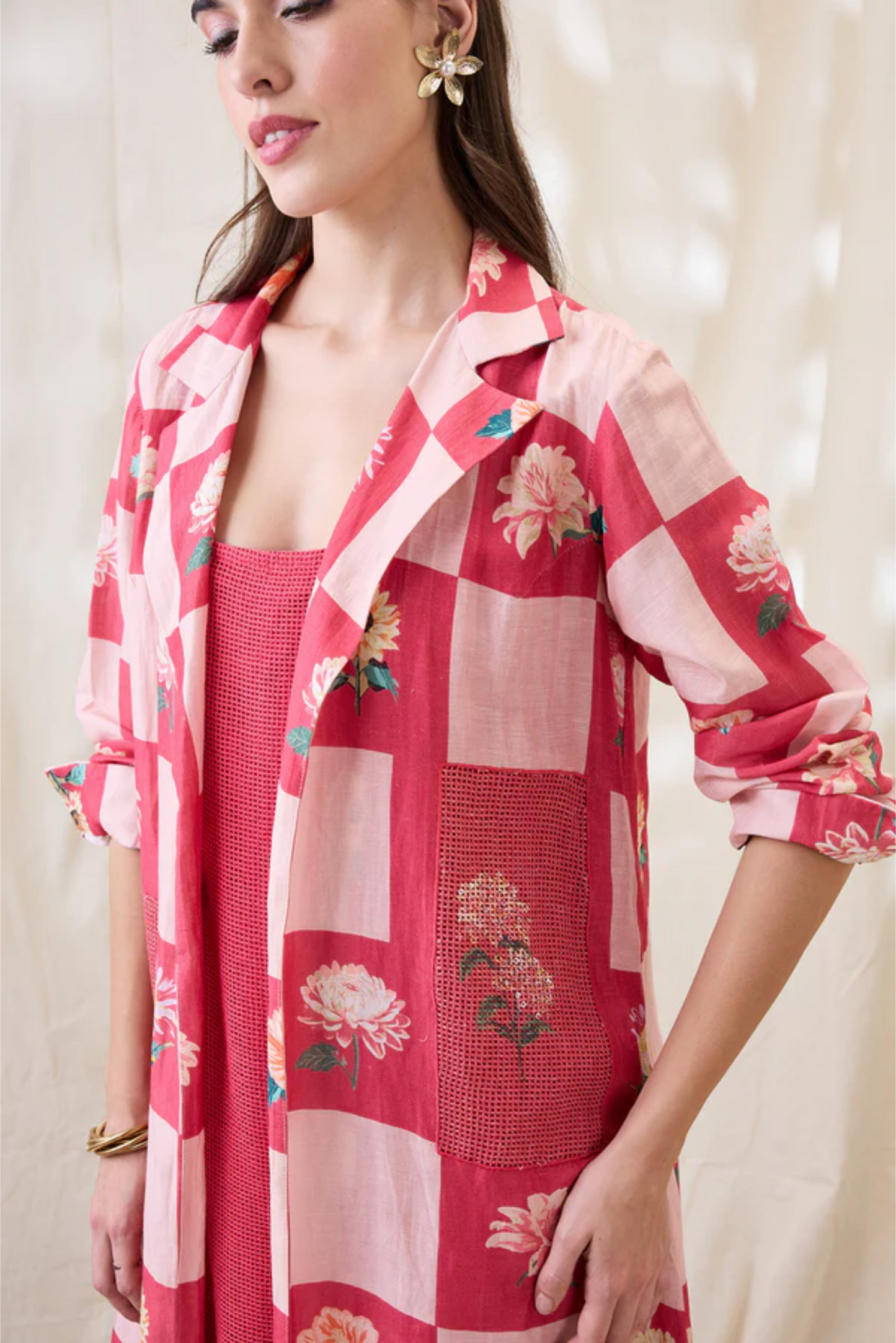 Ravya Dress With Embellished Jacket