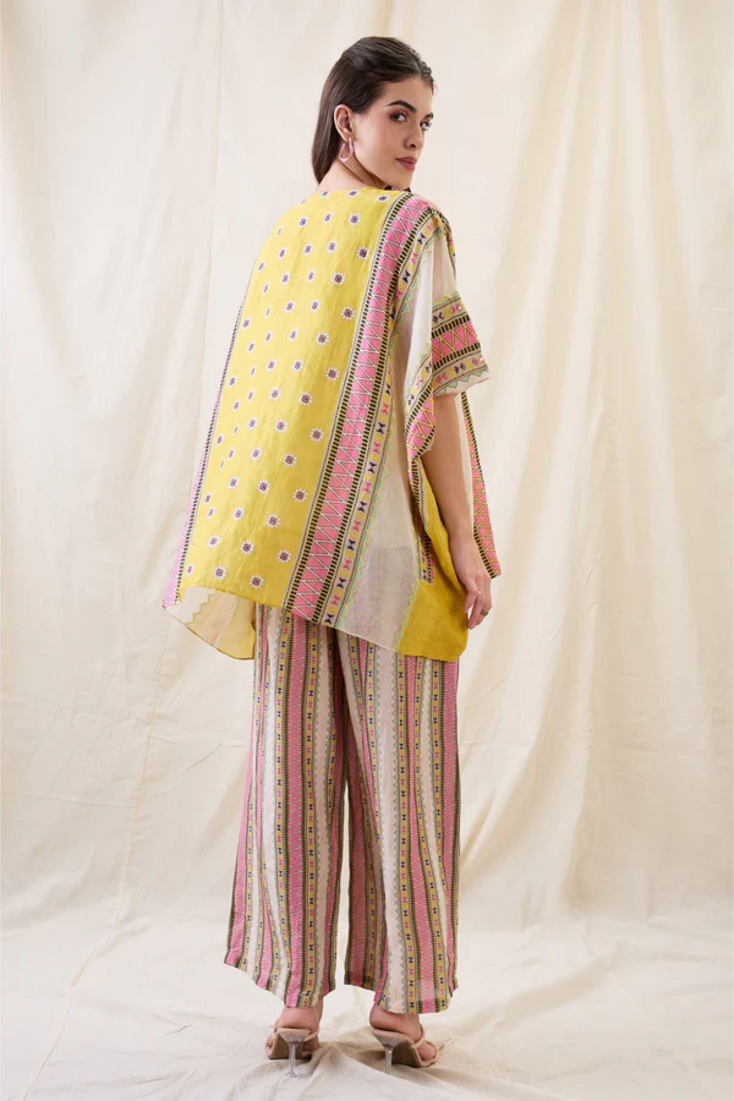 Nooma Printed kimono Co-ord Set