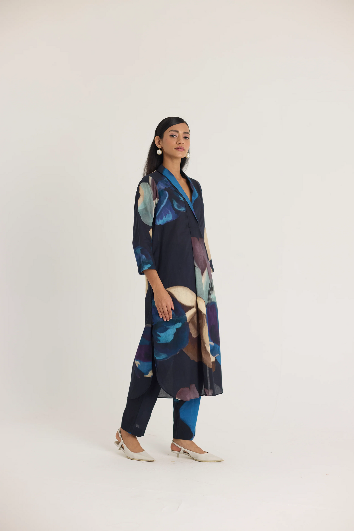 Rocco Shawl Collar Kurta Set