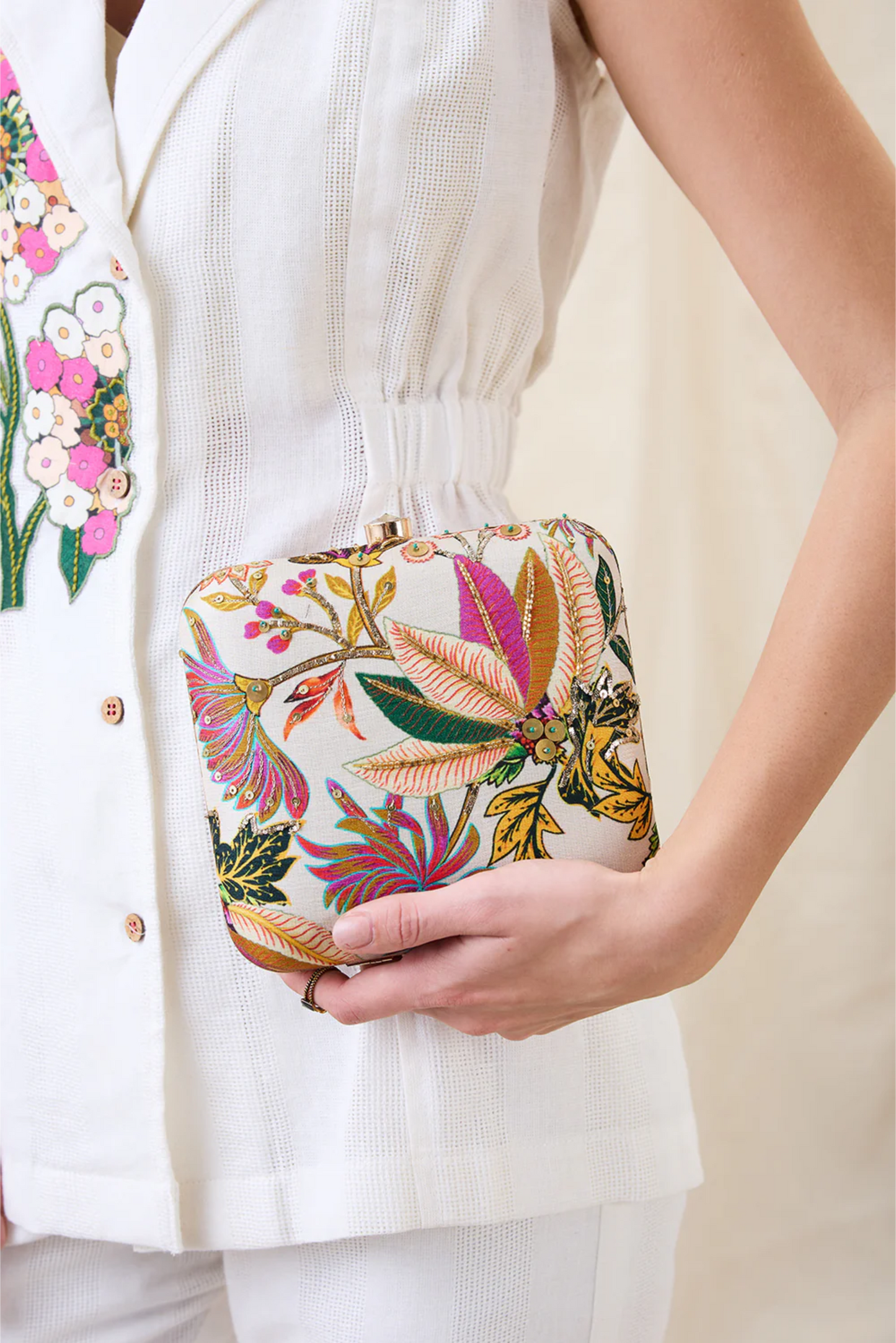 Aarani Embellished Clutch Bag
