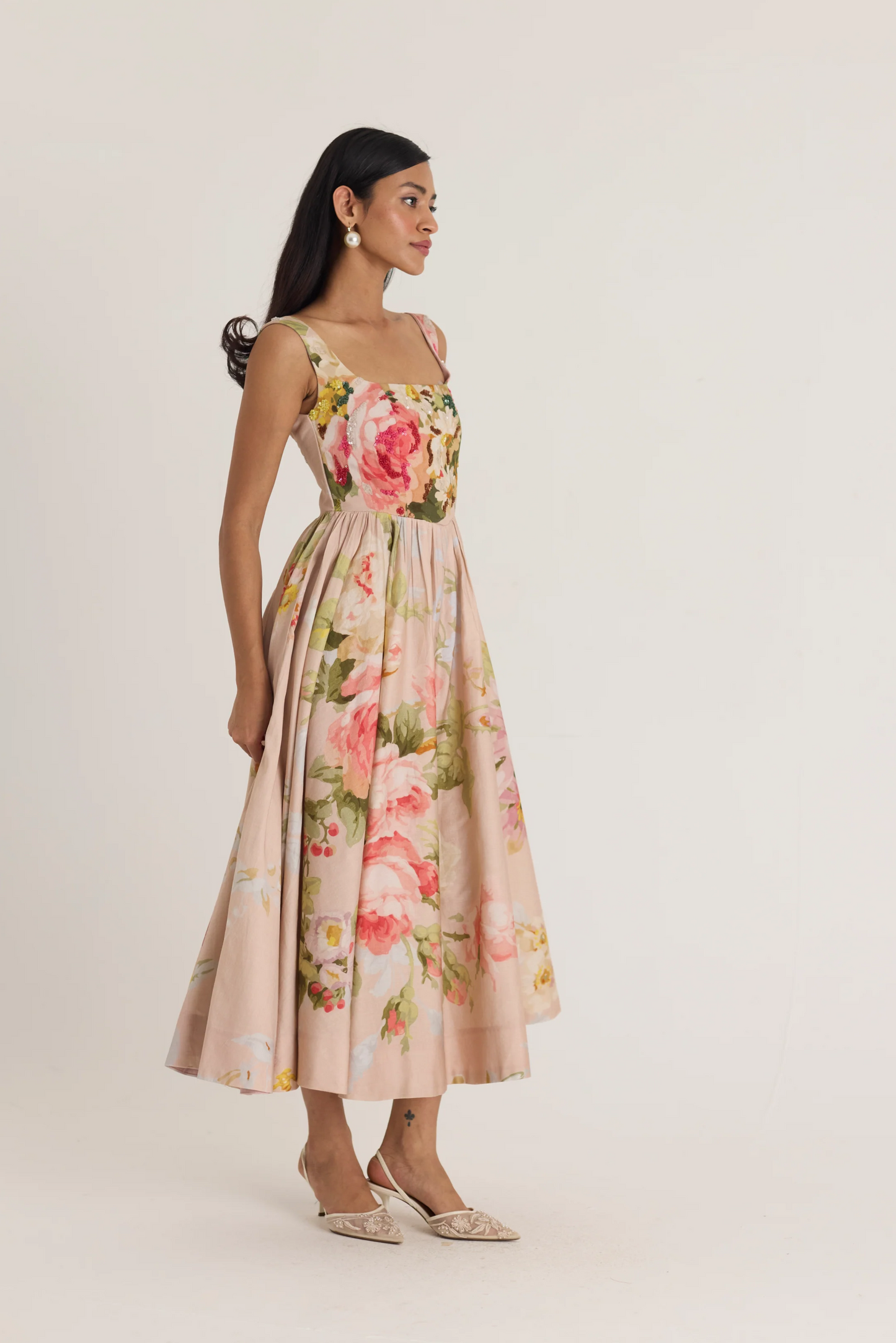 Hazel Embroidered Cherry Dress