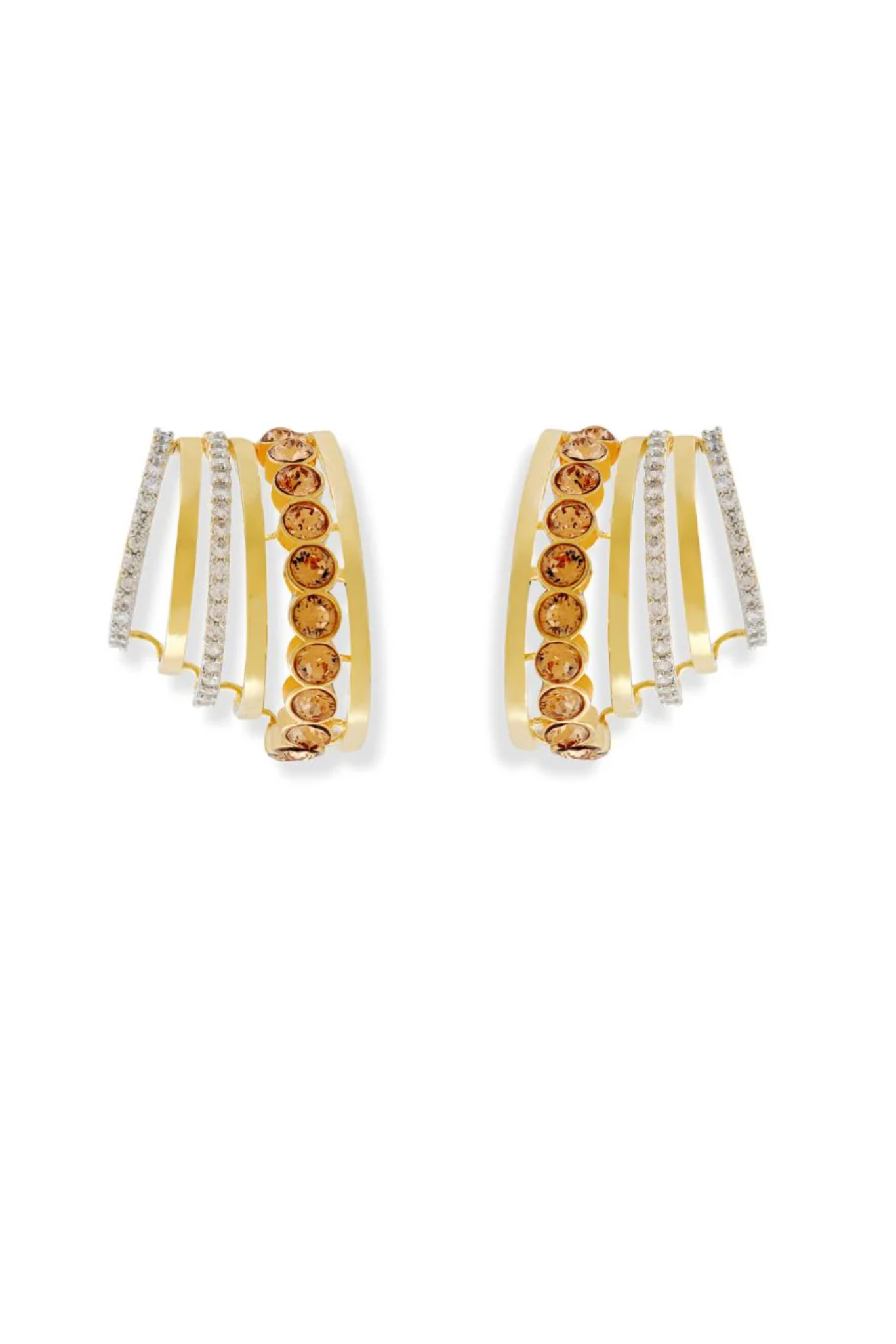 The Echo Earrings - Golden
