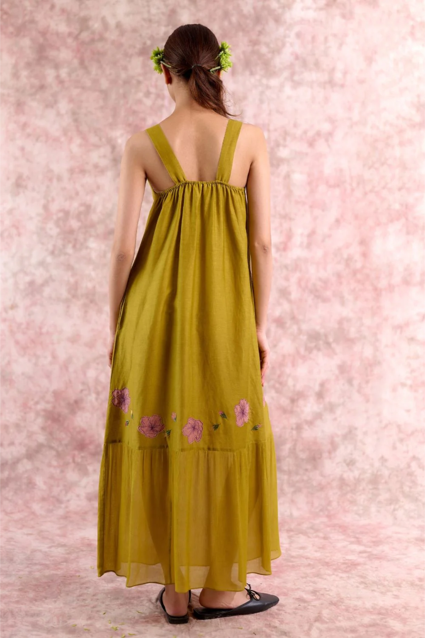 IRIS EMBROIDERED DRESS