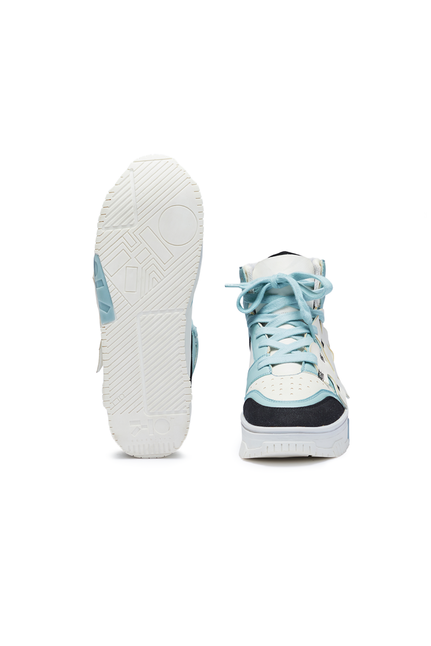 736 Cloud White High-Top Sneakers