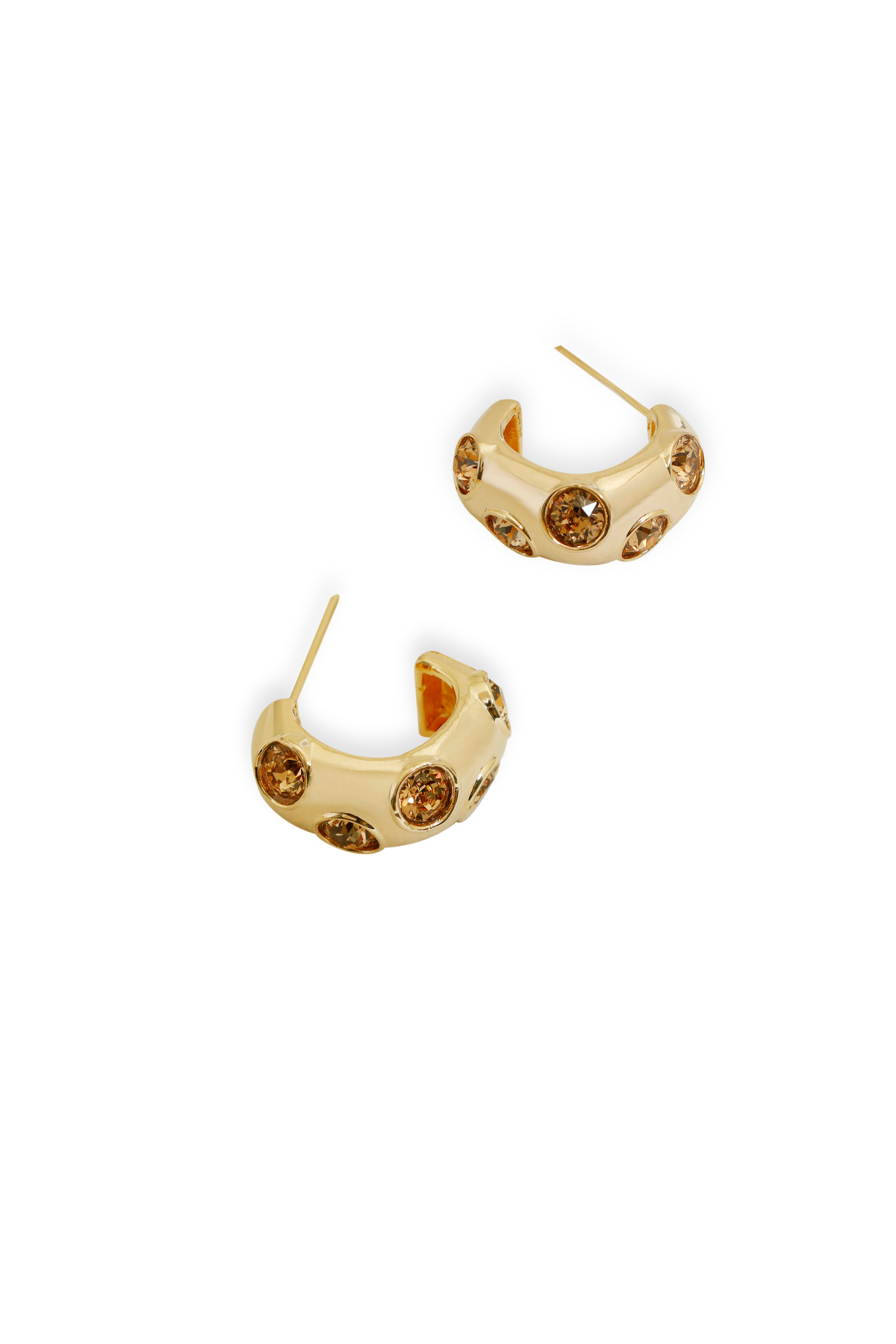 The Signet Earrings - Golden