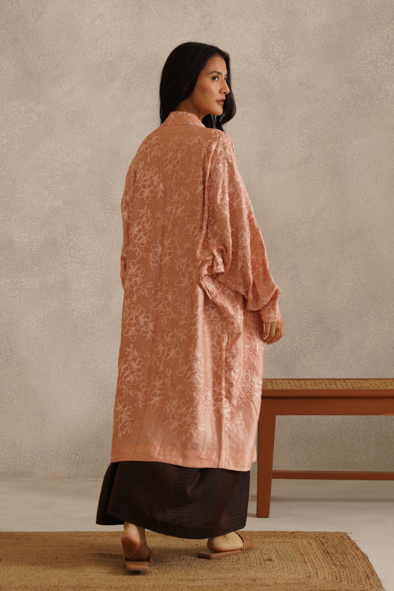 Embrace cape - Salmon Pink
