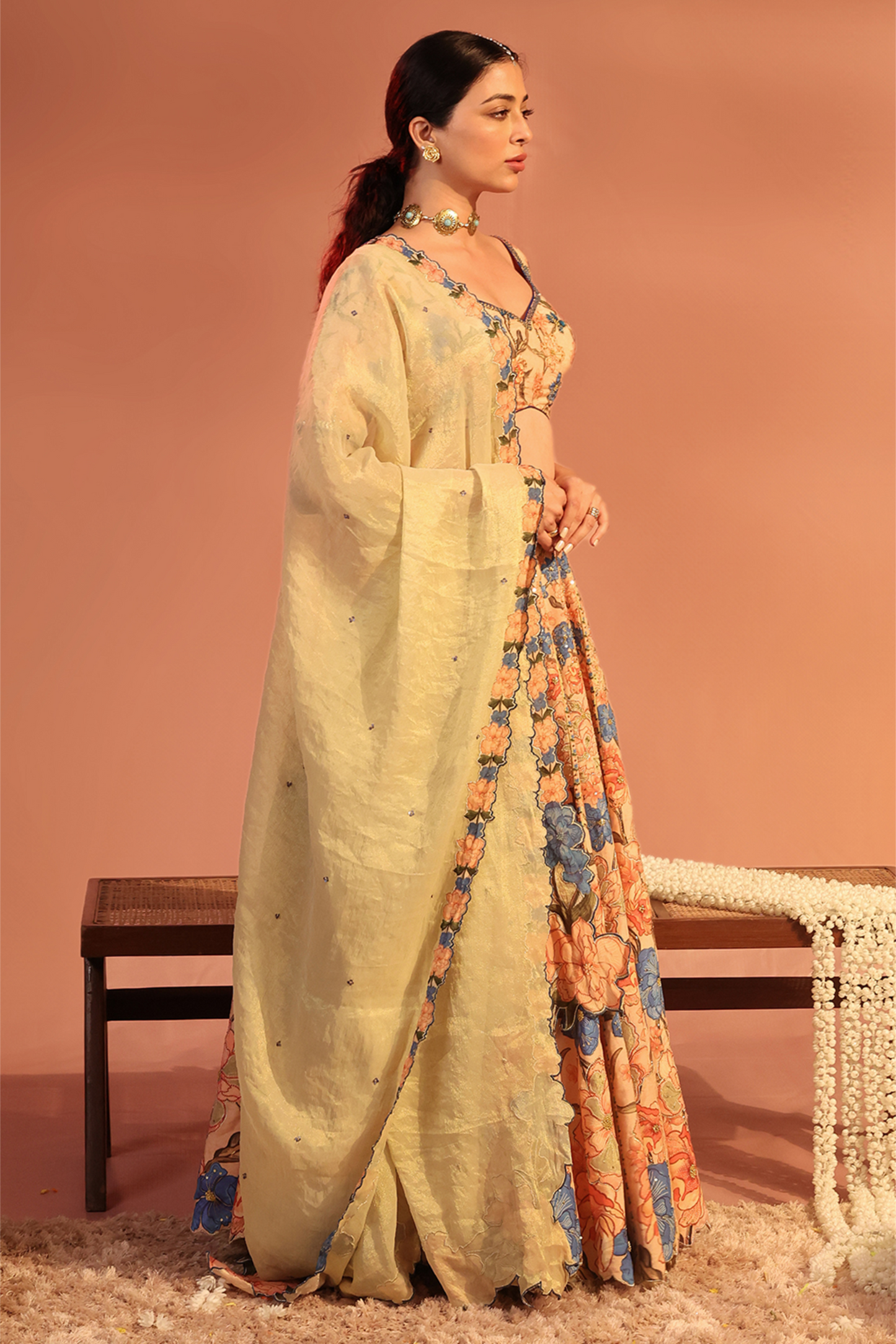 Sadira Embroidered Lehenga set