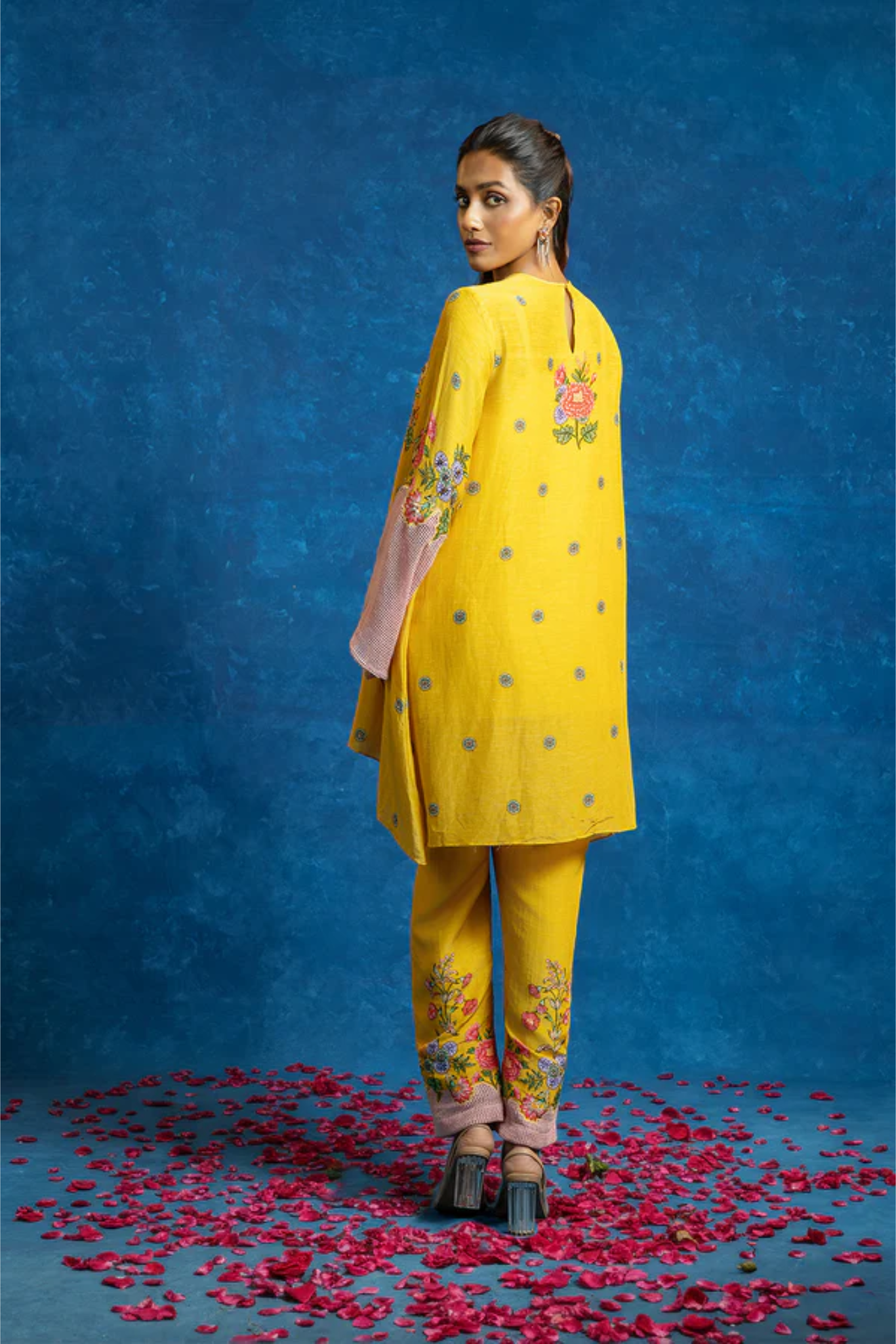 Baghira Appiqued Kurta set