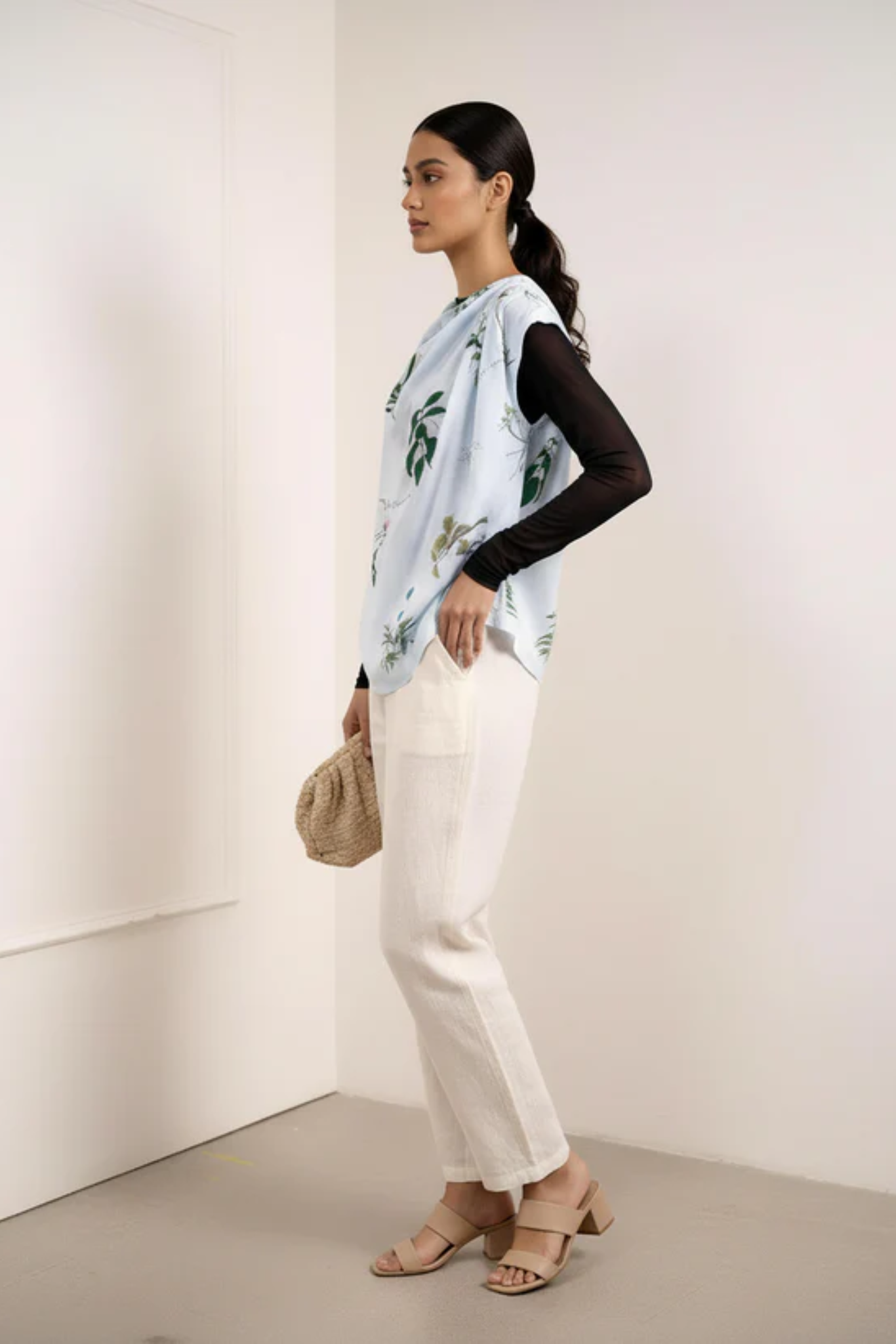 MISTELLE PRINTED TOP