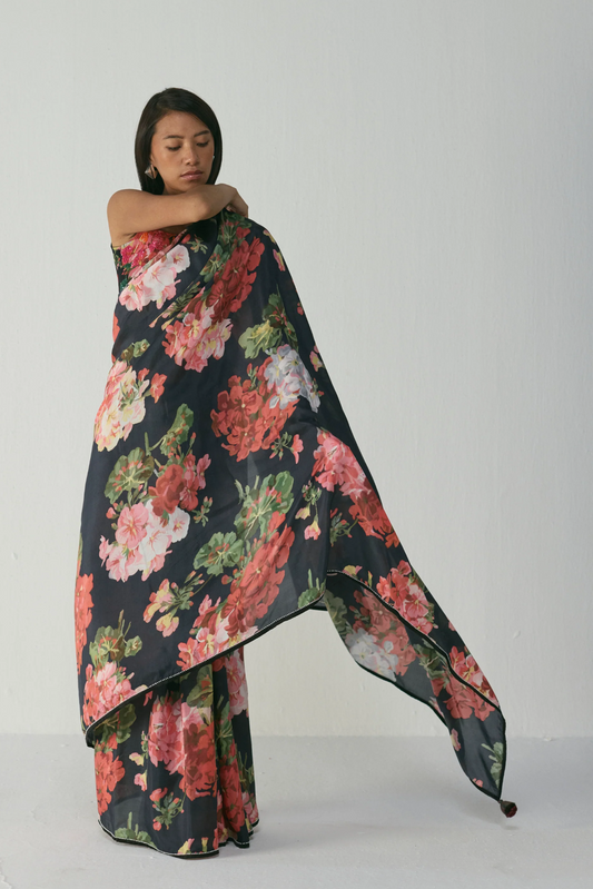 BLOODY MARY SILK SAREE