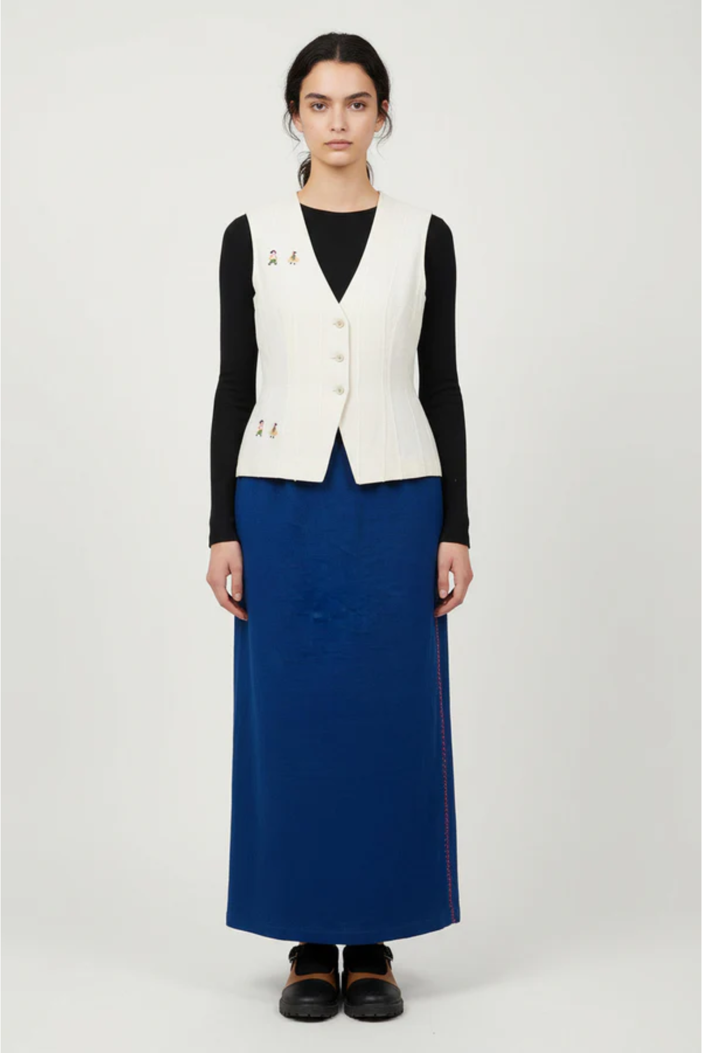 ABBY EMBROIDERED SKIRT