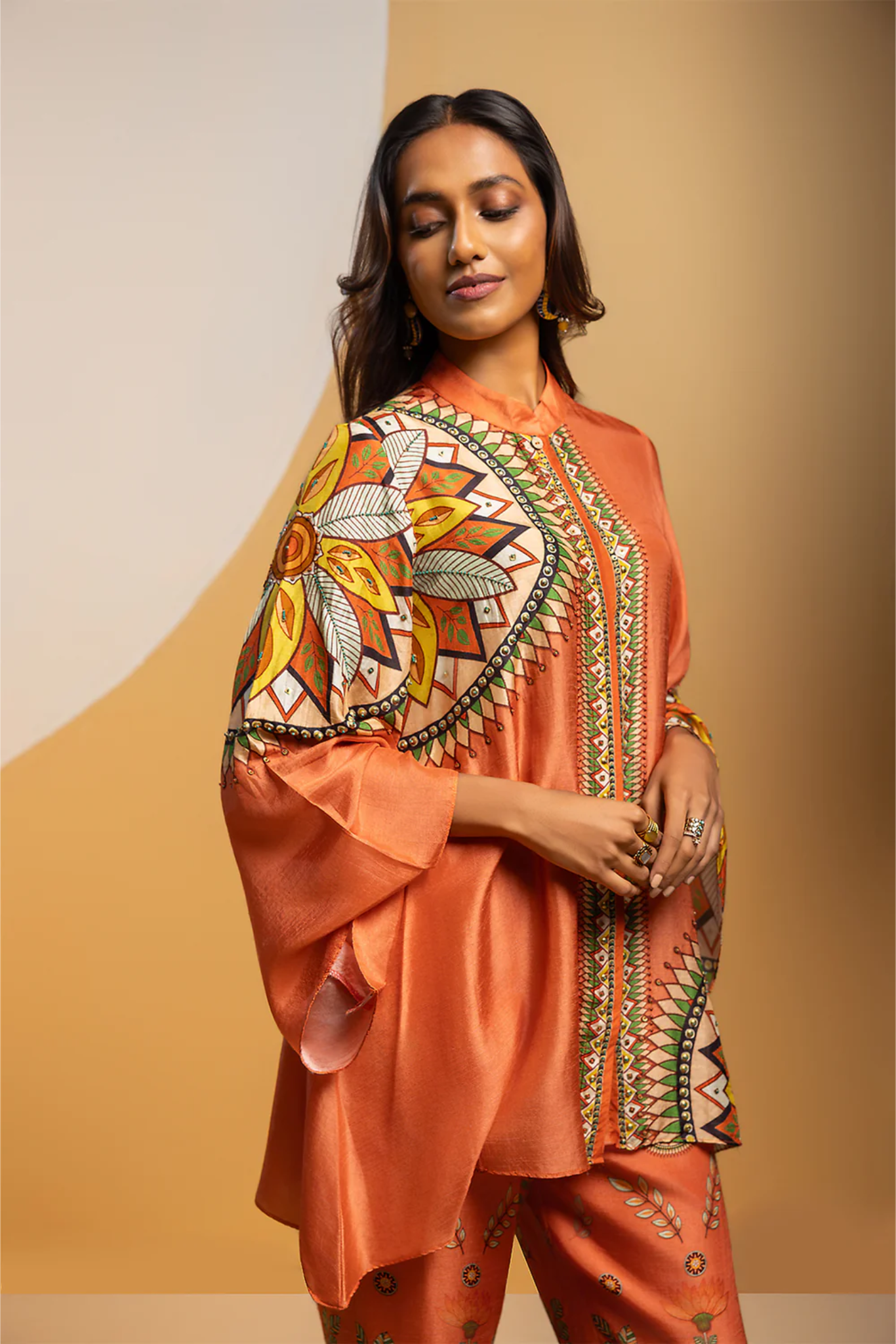 Taarani Embellished kimono co-ord set