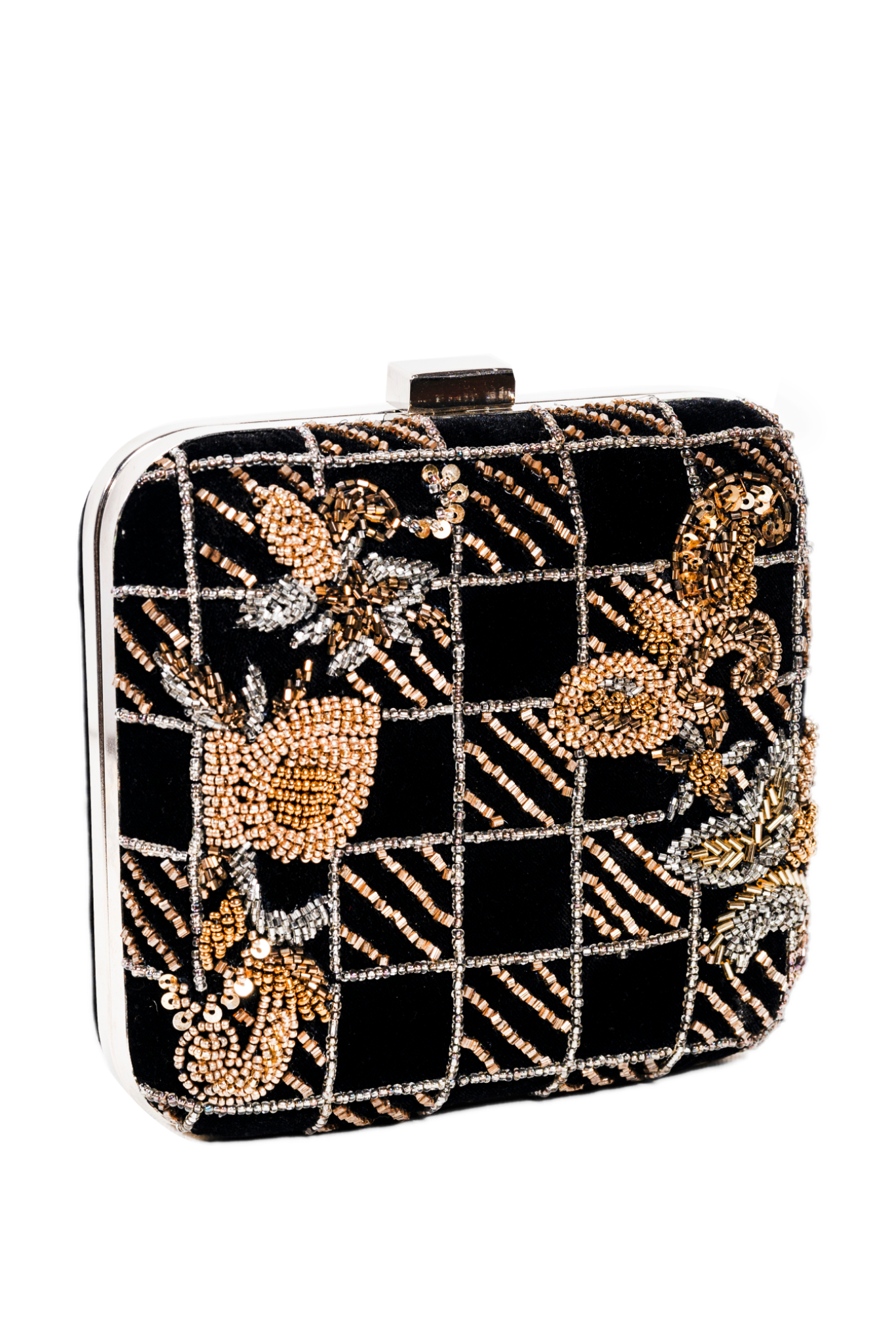 Radiant evening clutch