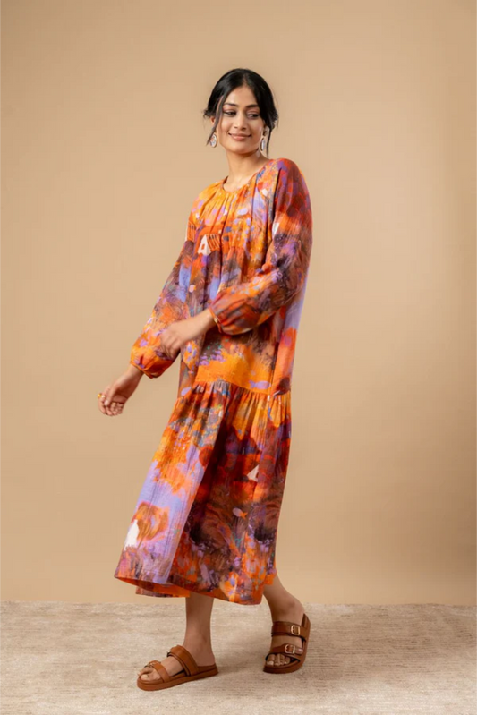 TWIG DROP WAIST DRESS