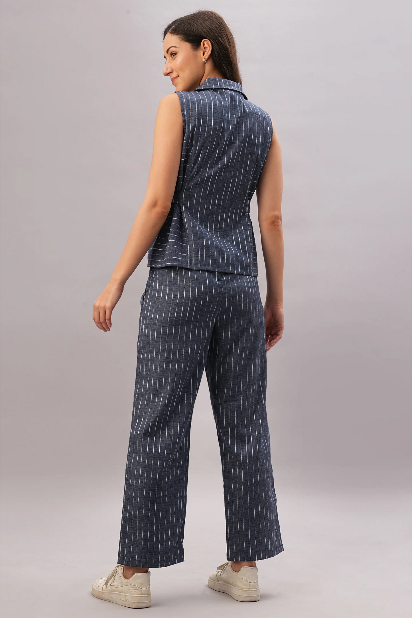 Navy Blue Stripe Set