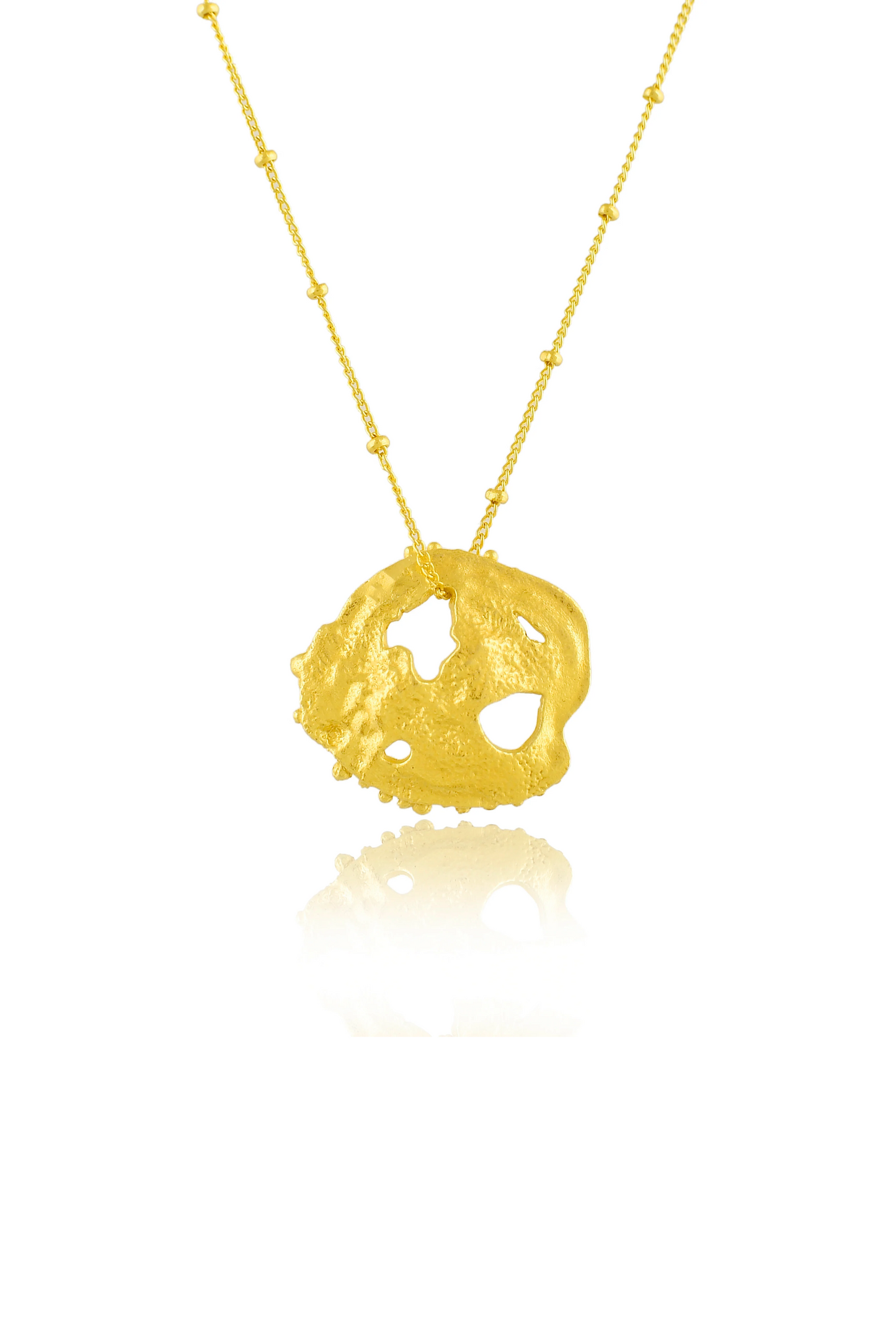 Molten Dotted Charm Necklace