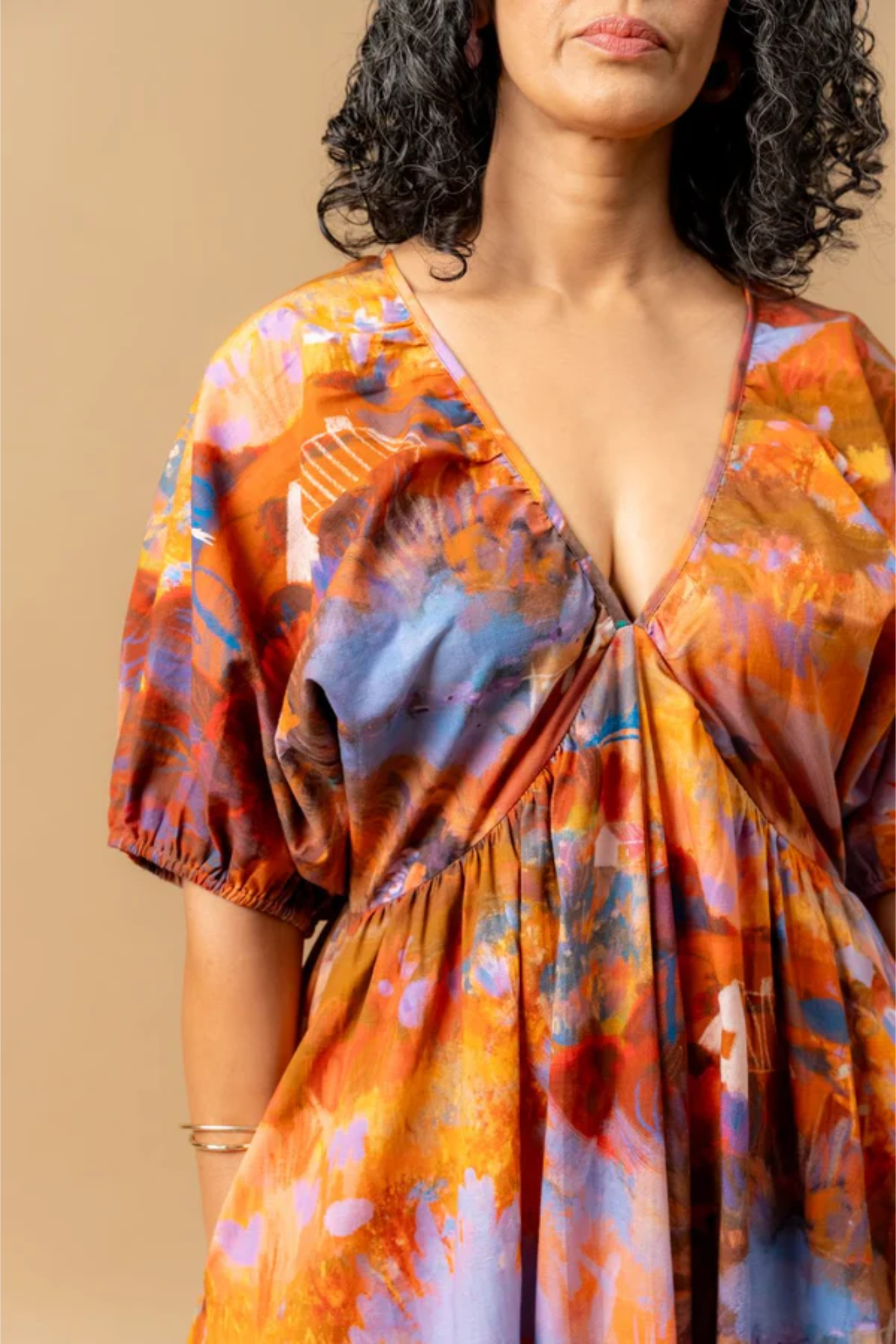 DEWBELL PRINTED DRESS