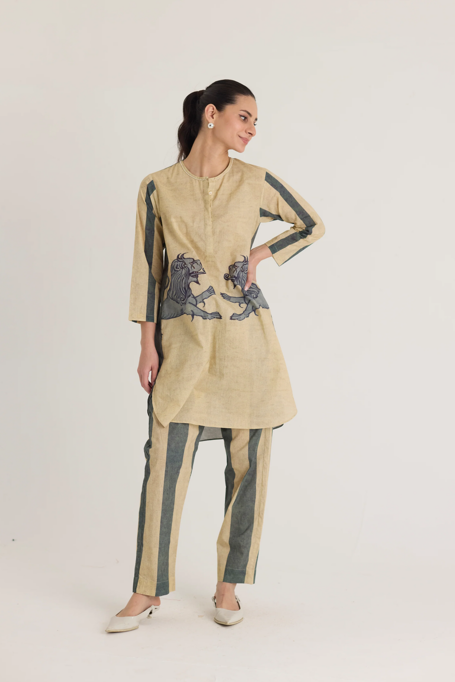 Paws Short Kurta Set