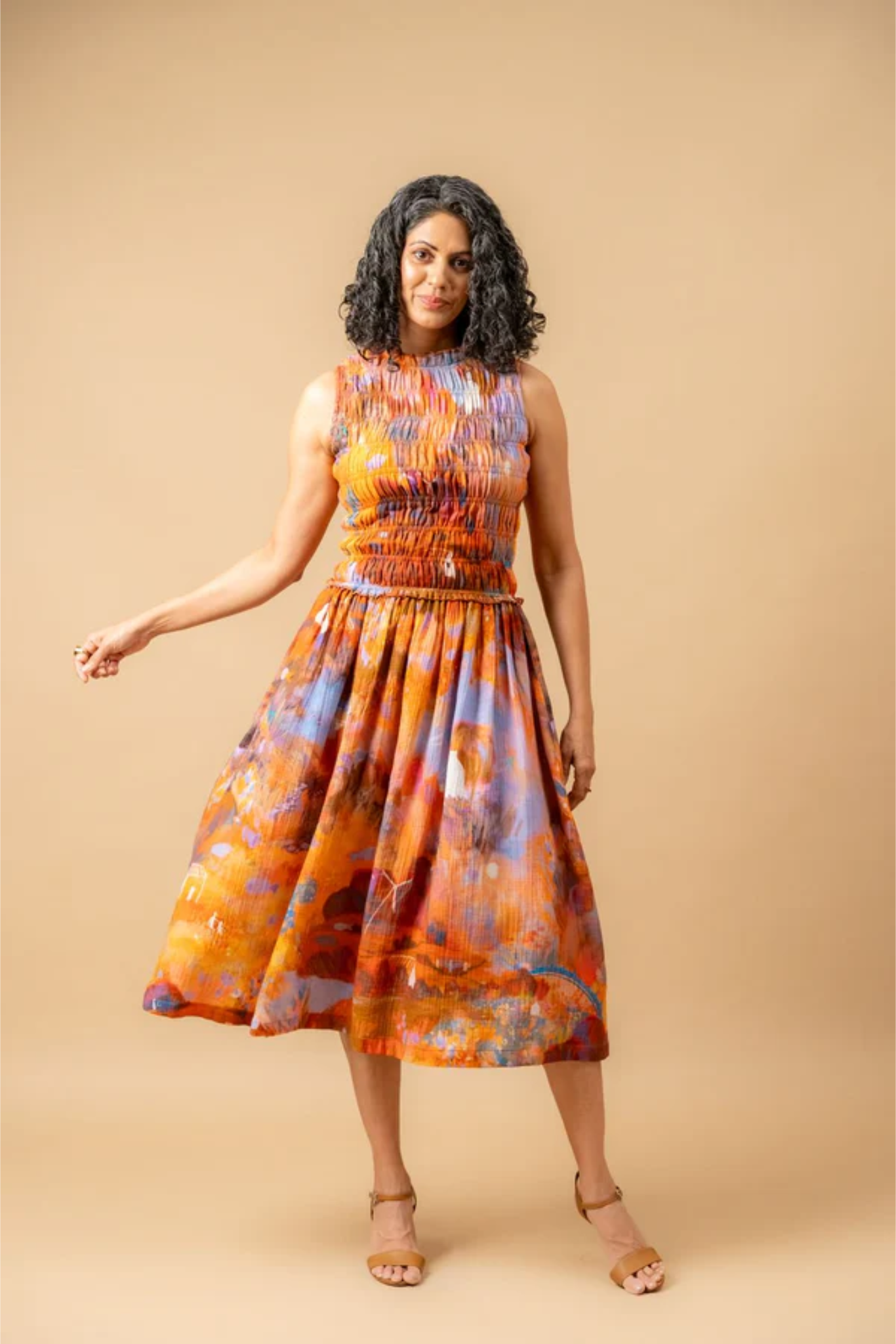 MIDSUMMER SMOCKED DRESS