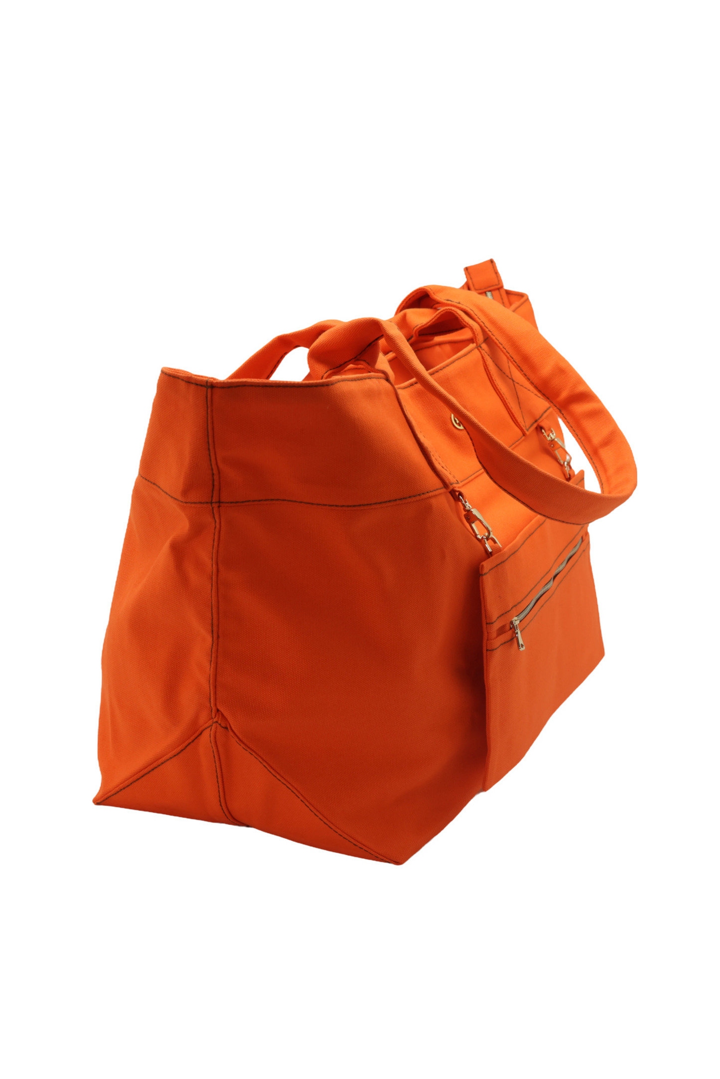 Canvas Weekender Tote - Burnt Orange