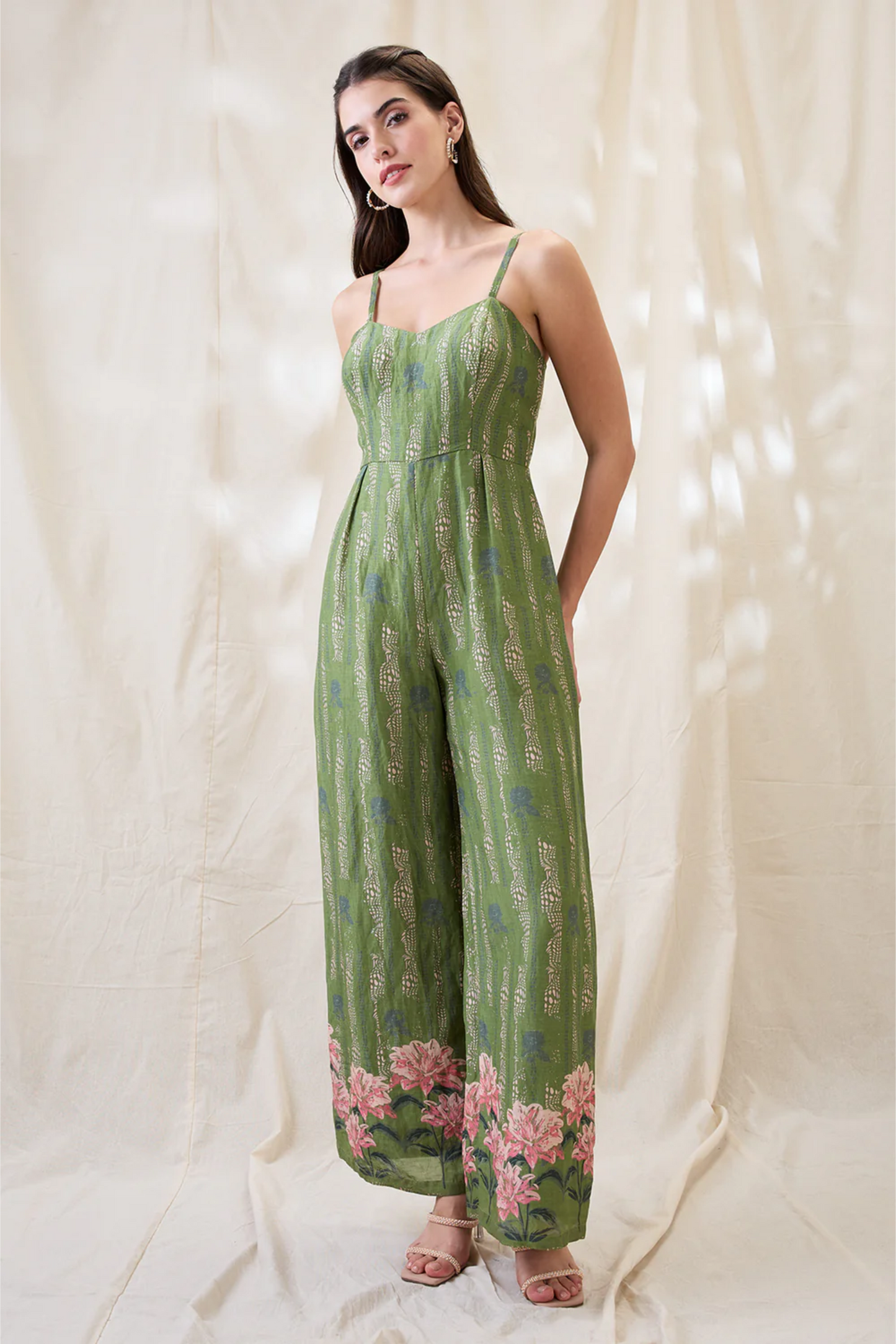 Ravya Embroidered Jumpsuit Set