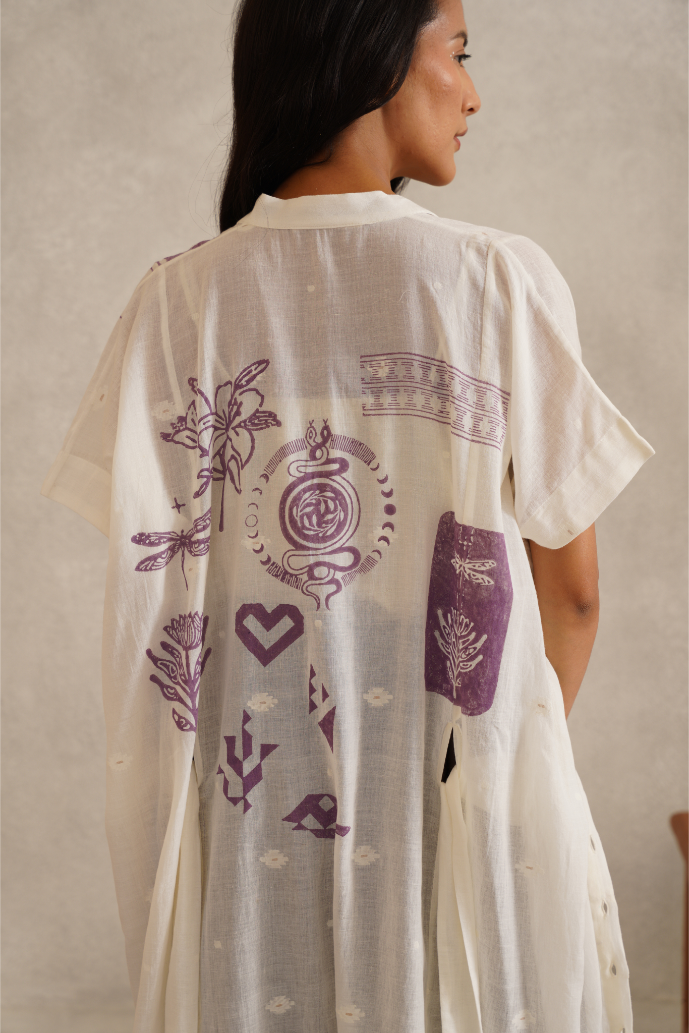Flow Kaftan - White