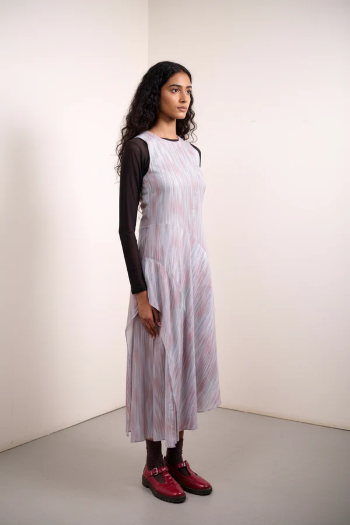 HERON STRIPE DRESS