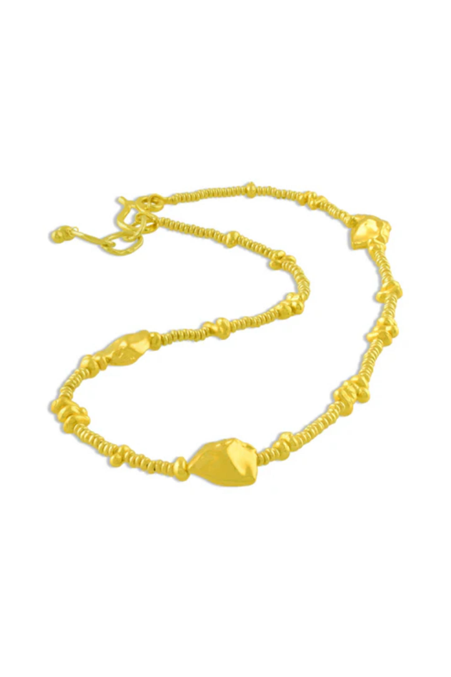 Molten Nugget Station Necklace