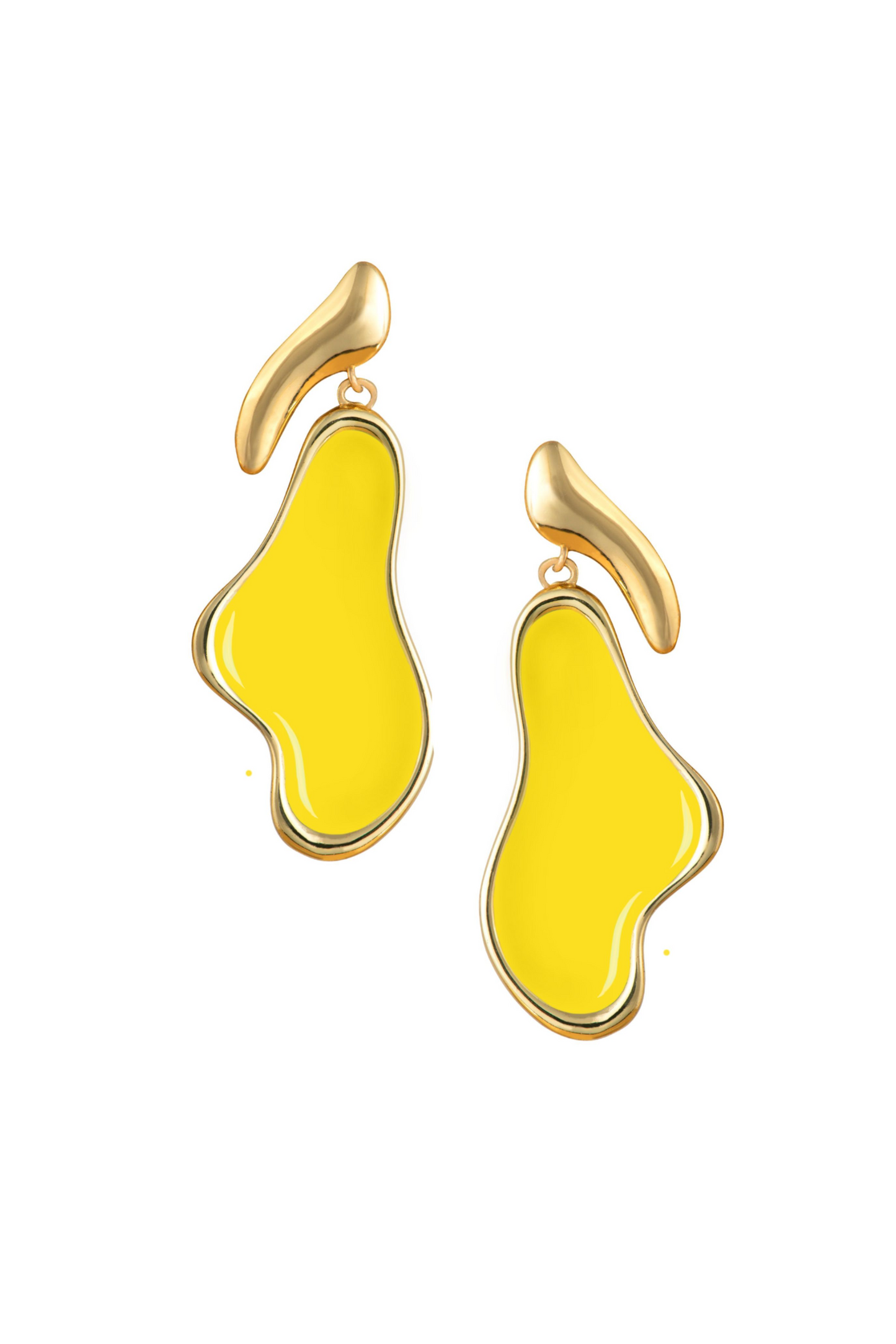 Saint Topez Earrings - Yellow