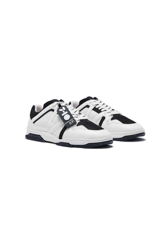 731 Black & White Dice Low-Top Sneakers