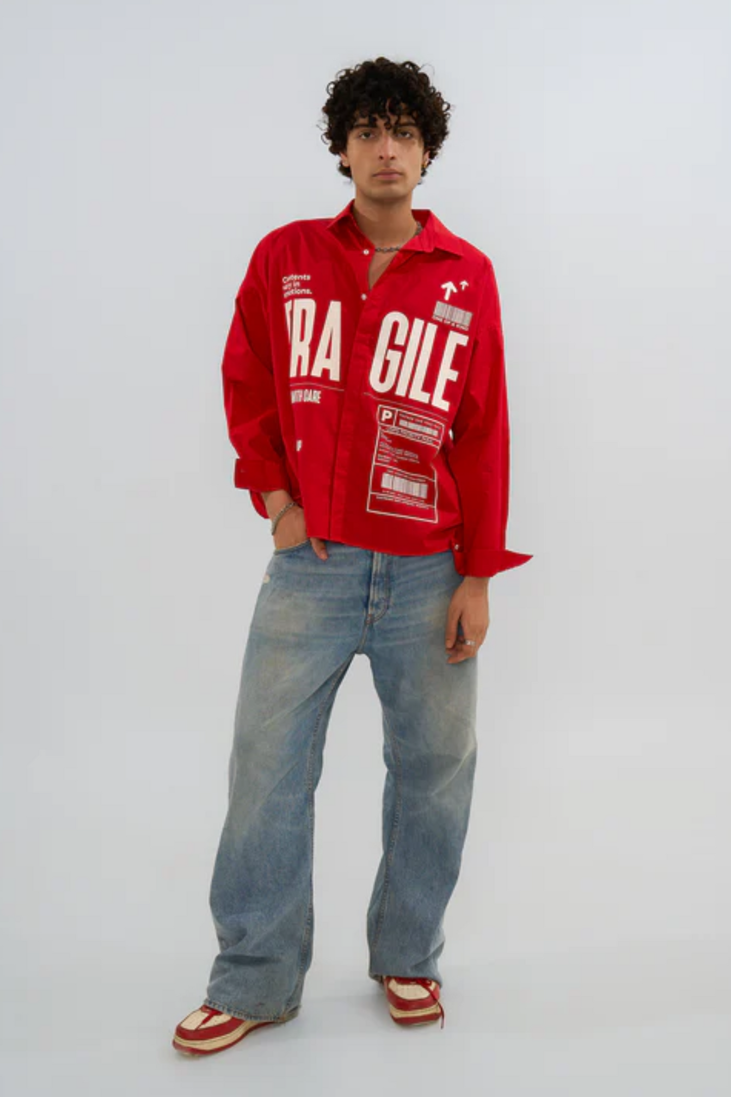 The Fragile Shirt - Men (Red)