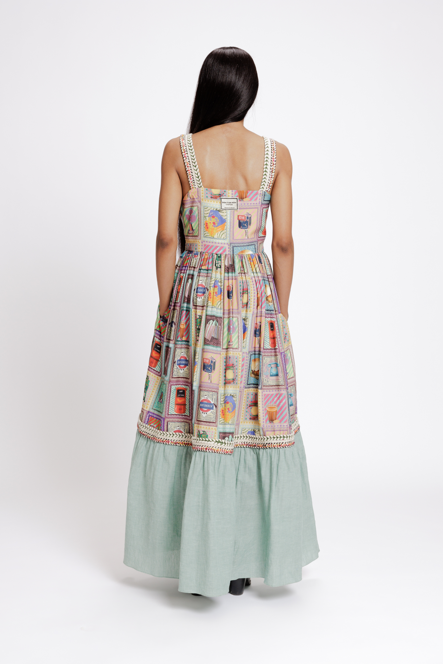 Kaali Peeli Maxi Dress