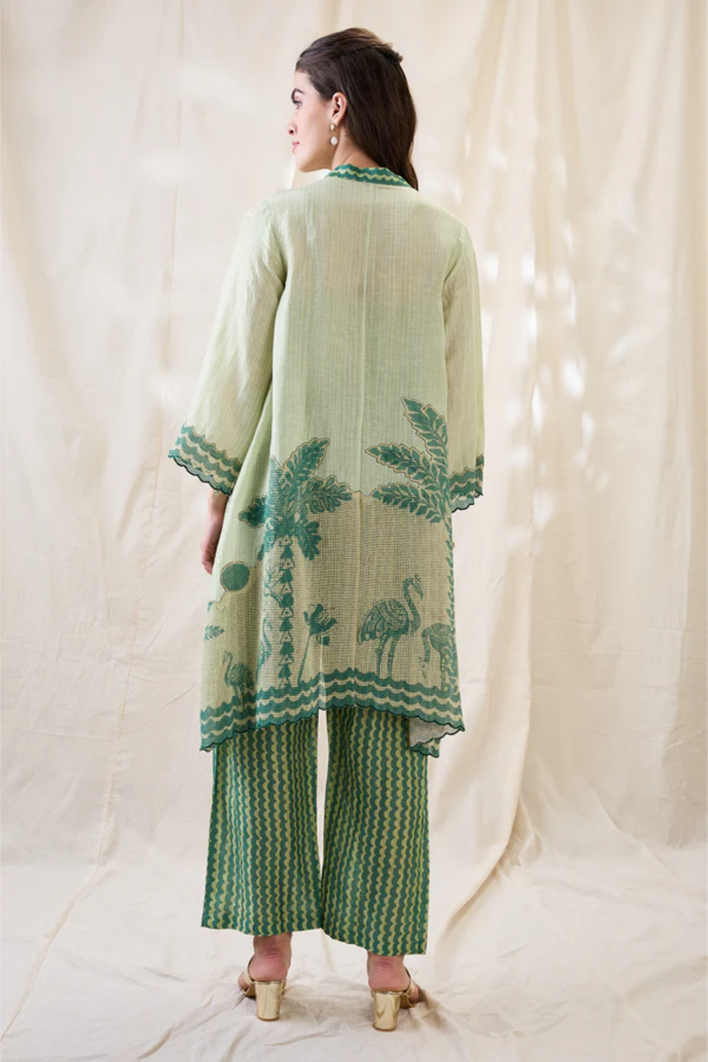 Noorani Embellished kurta set