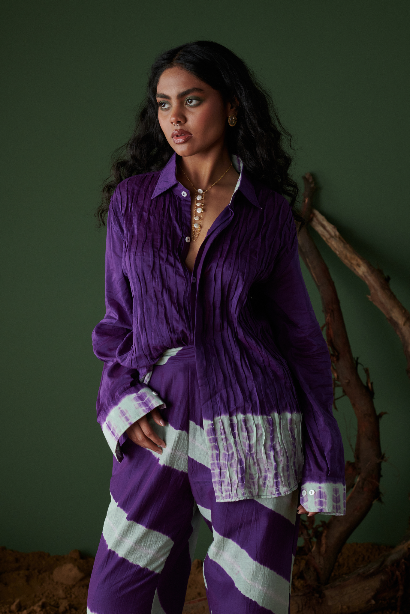 PURPLE PATAKA SHIRT