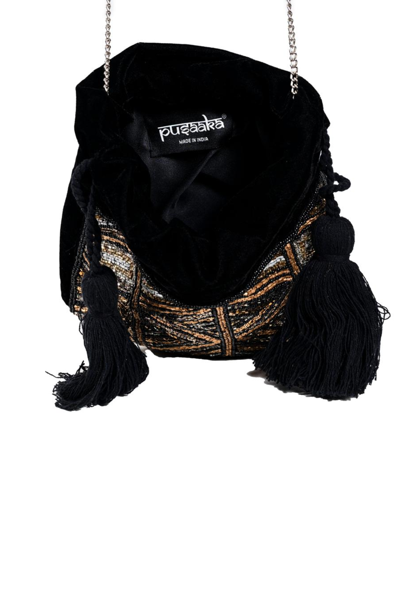 Geoglow beaded potli bag