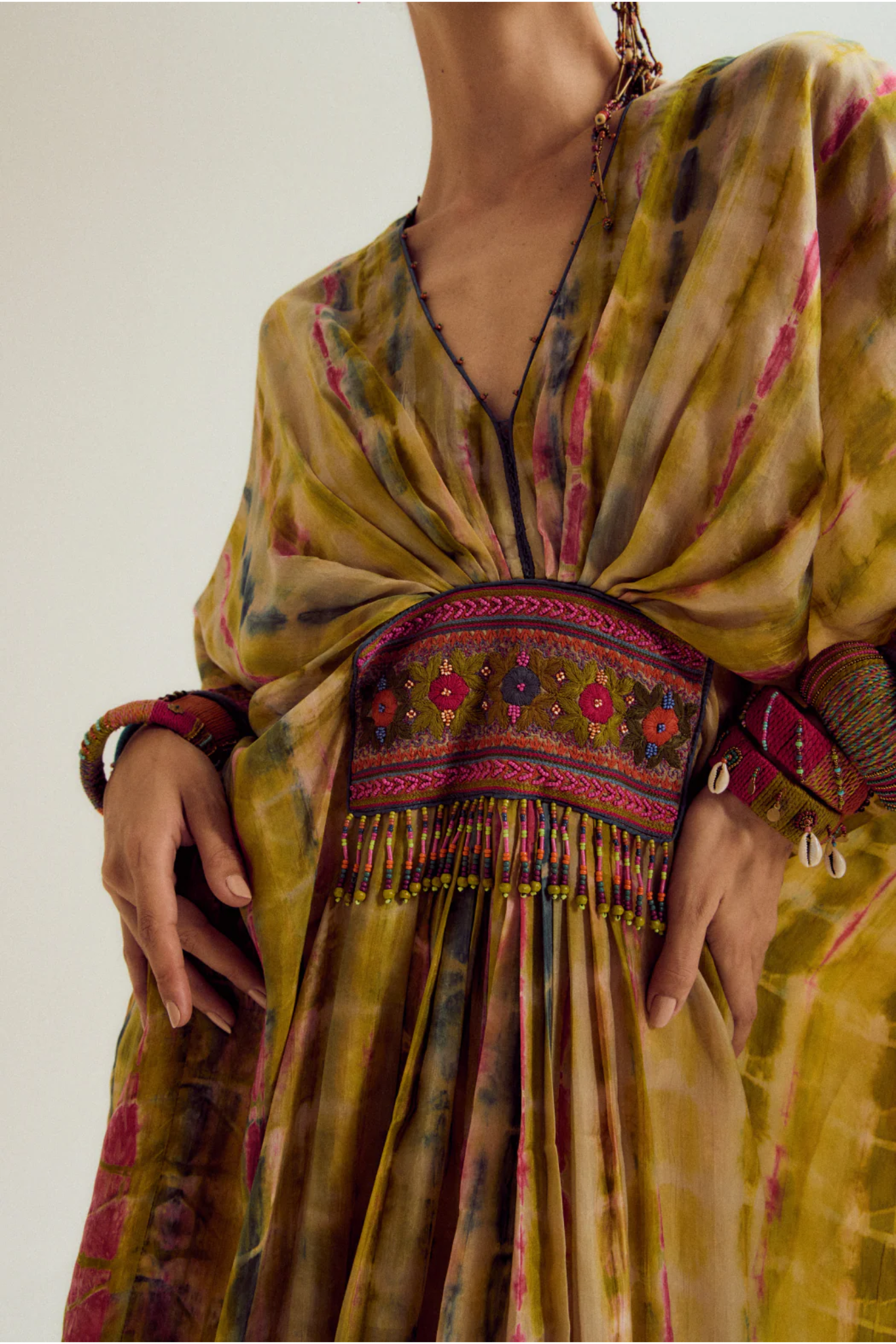 Daisy Tie Dye Kaftan