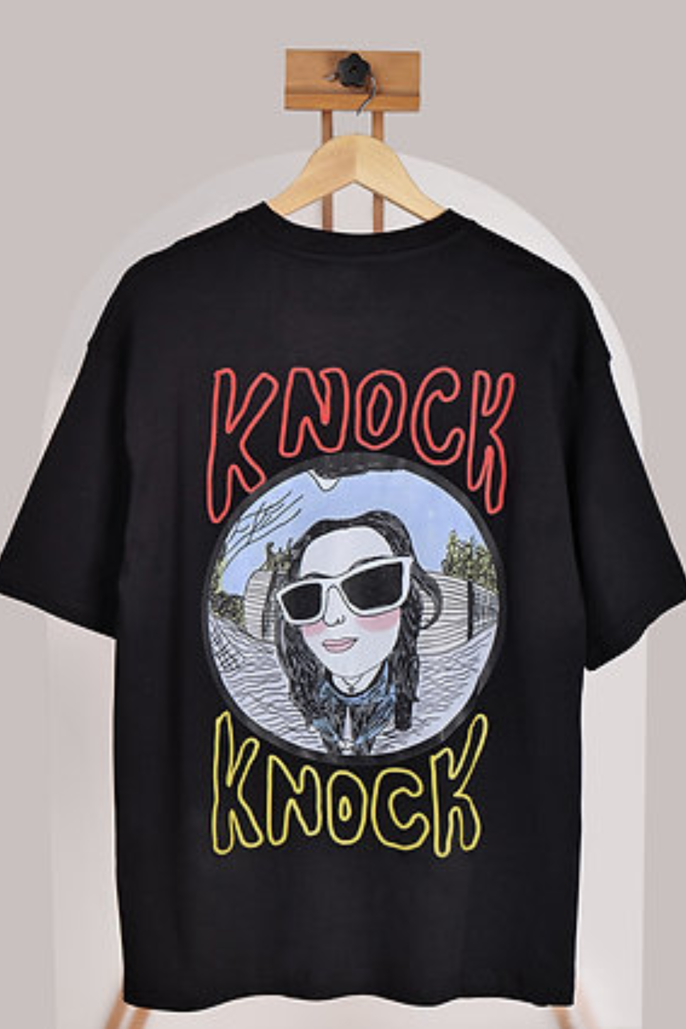 Knock Knock | Oversized Aesthetic T-shirt