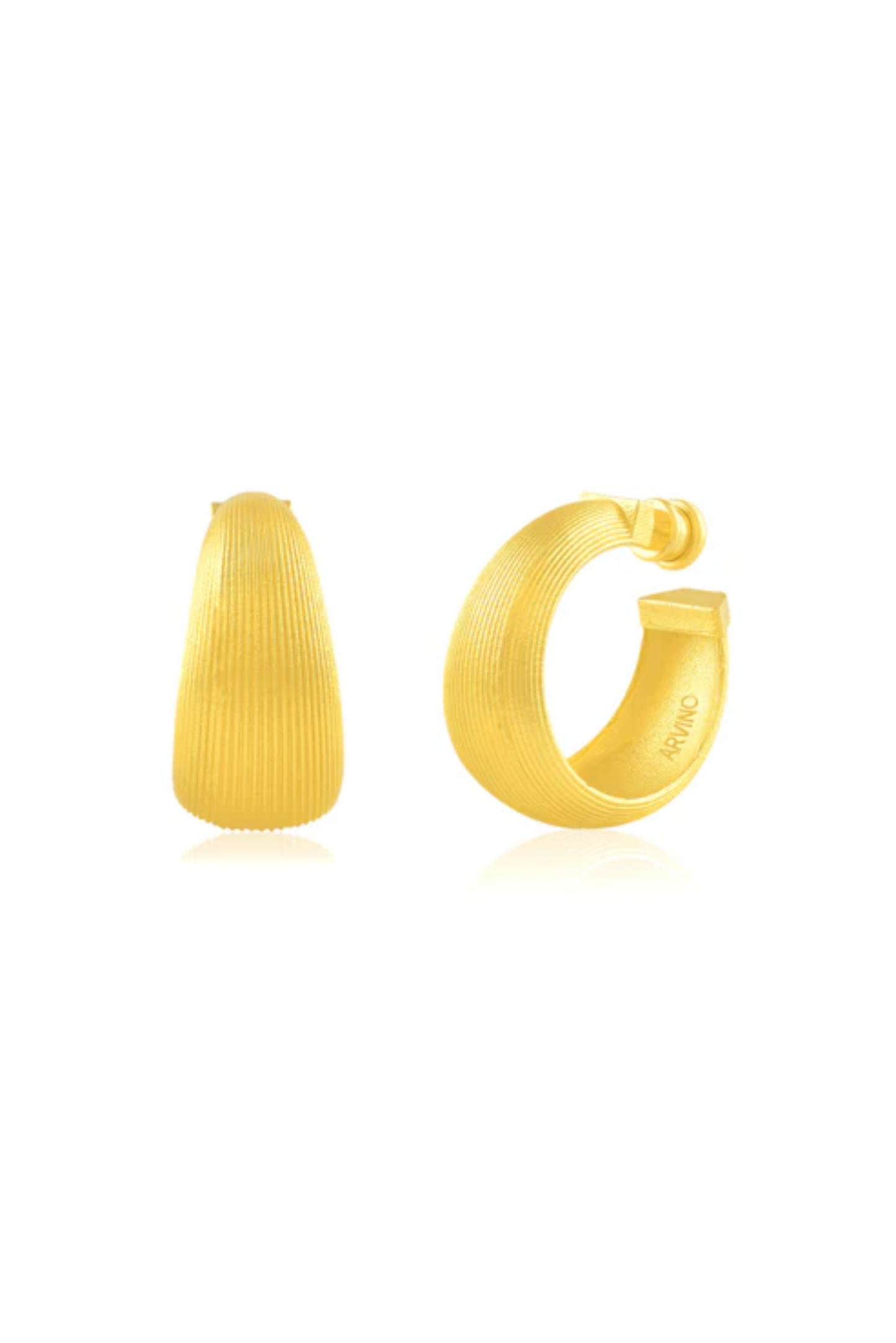 Pratapgari Striated Bold Hoops