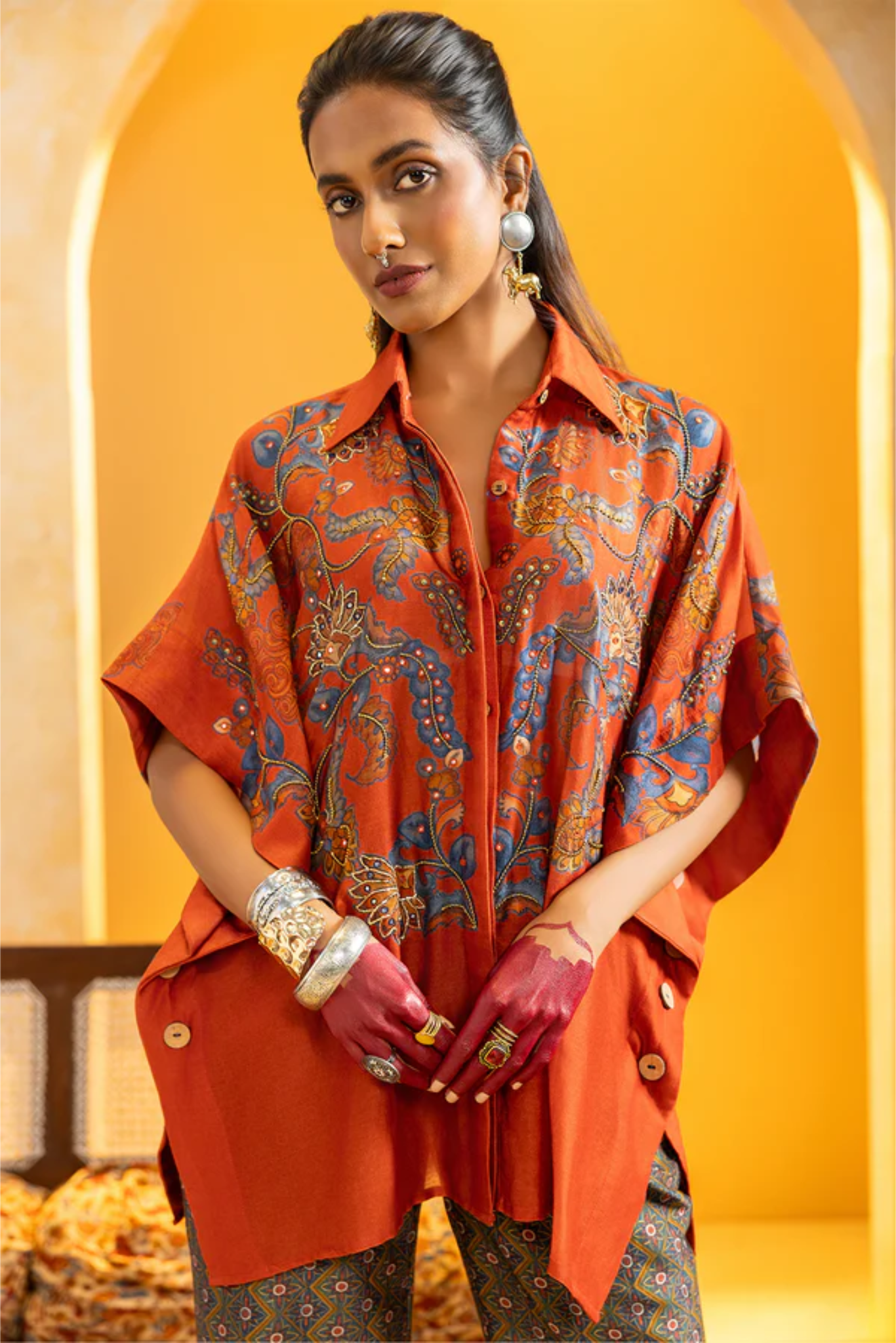 Rangtara embellished  co-ord set