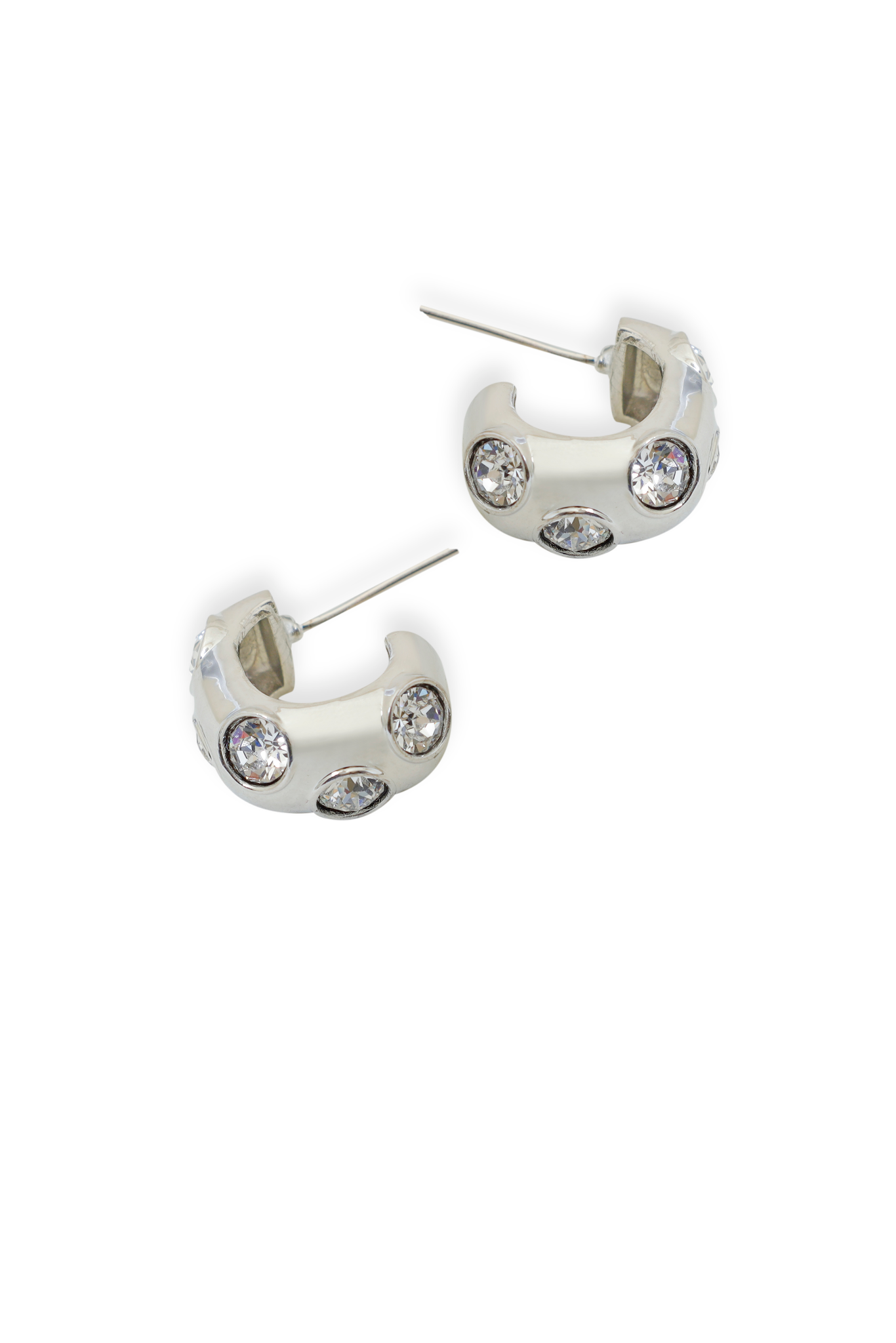 The Signet Earrings - Silver