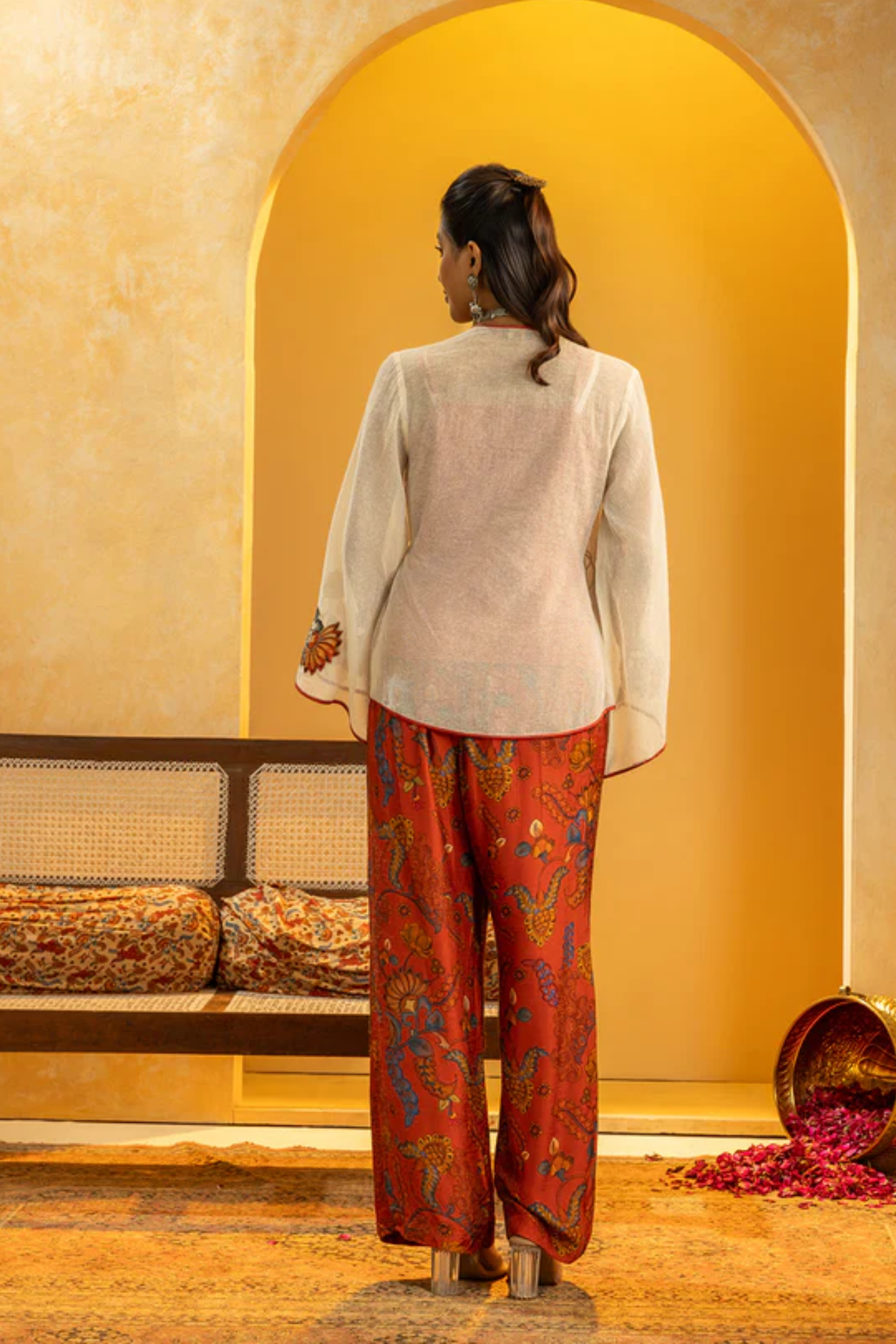 Rangtara Appliqued co-ord set