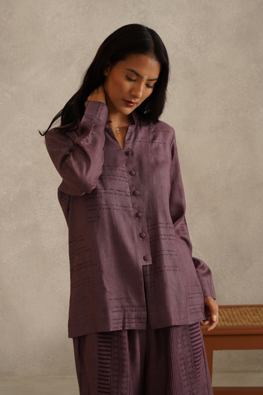 Anchor Shirt - Purple
