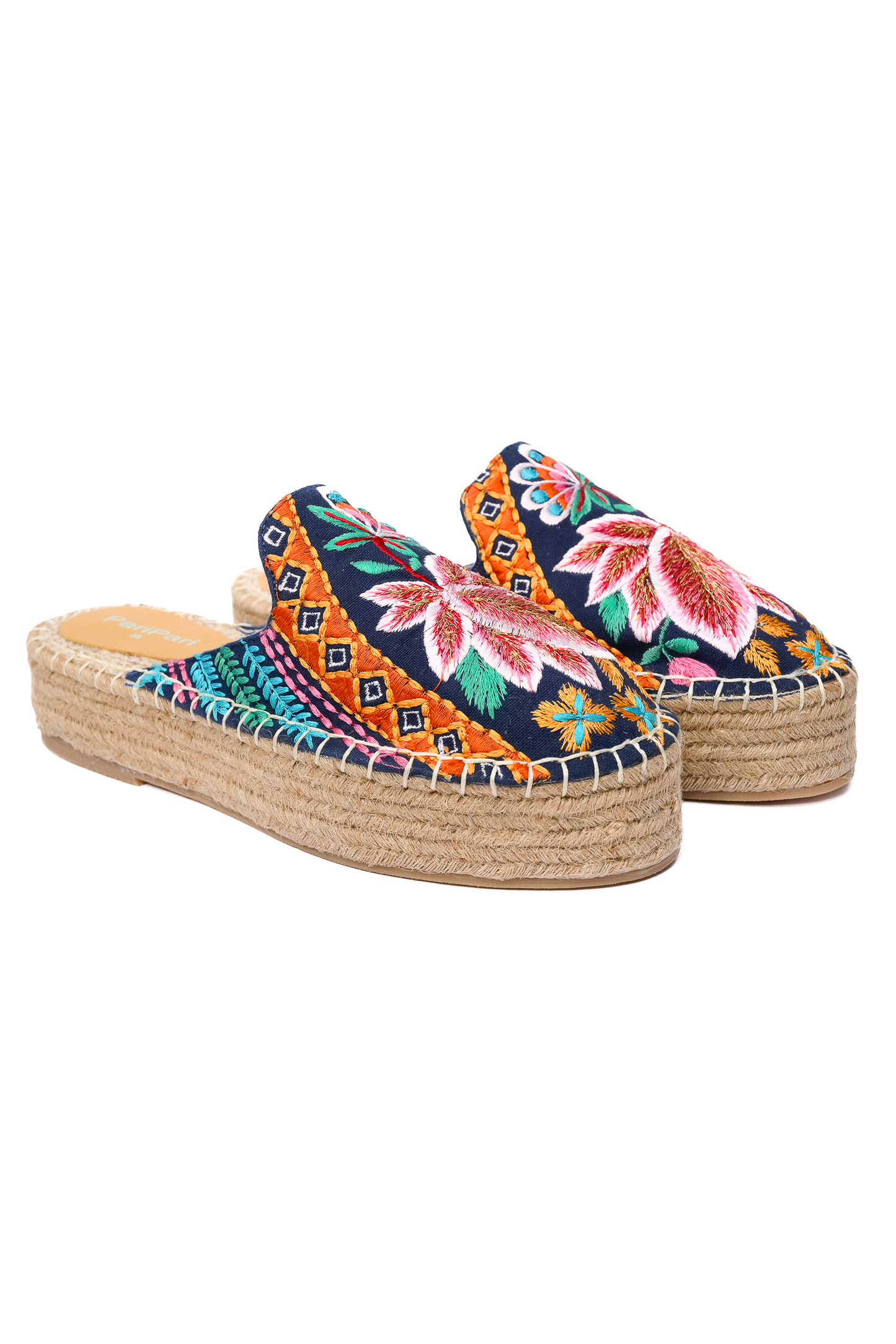 Kamal navy blue Espadrilles Platform