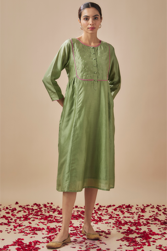 Rama Green Dress