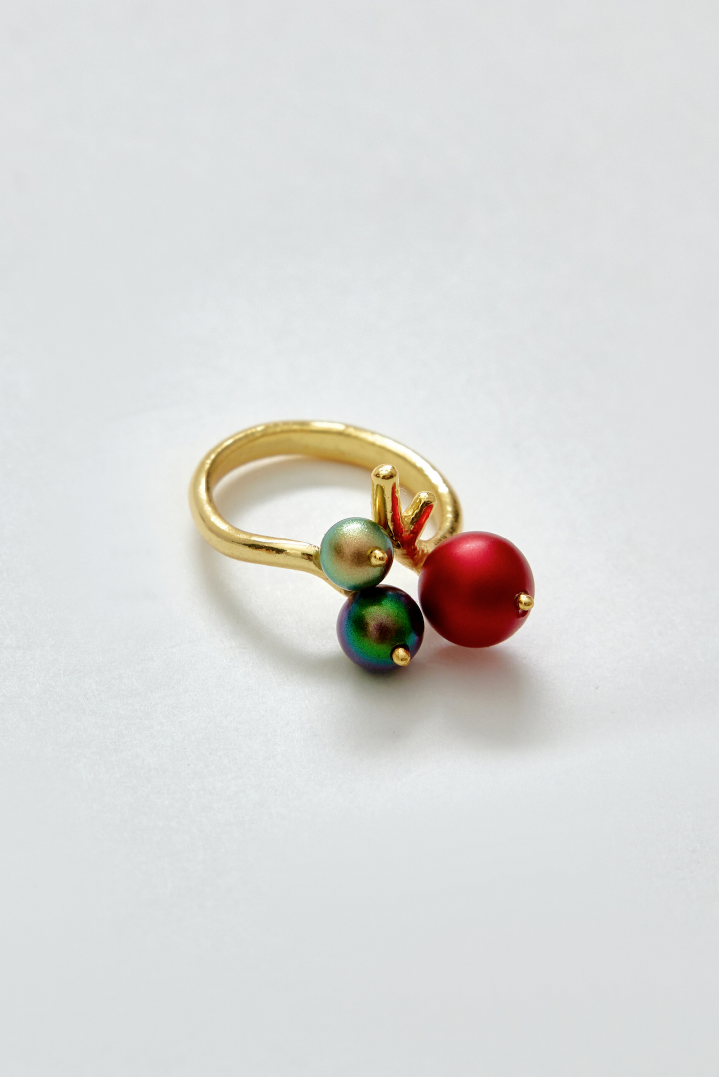 Java Ring - Red and Green