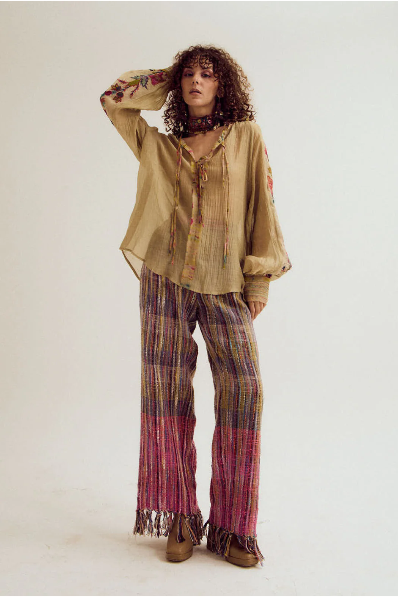 Foxglove Handloom Pants