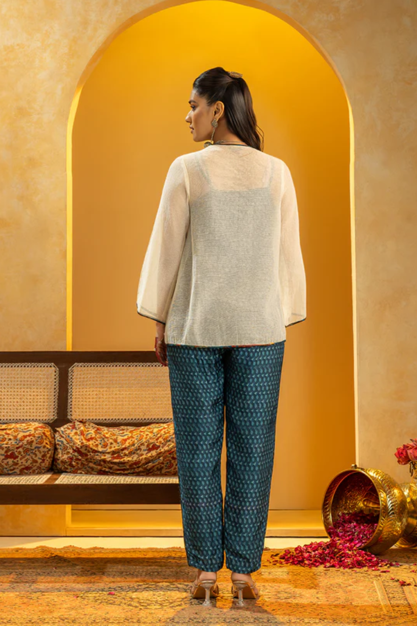 Rangtara Appliqued co-ord set