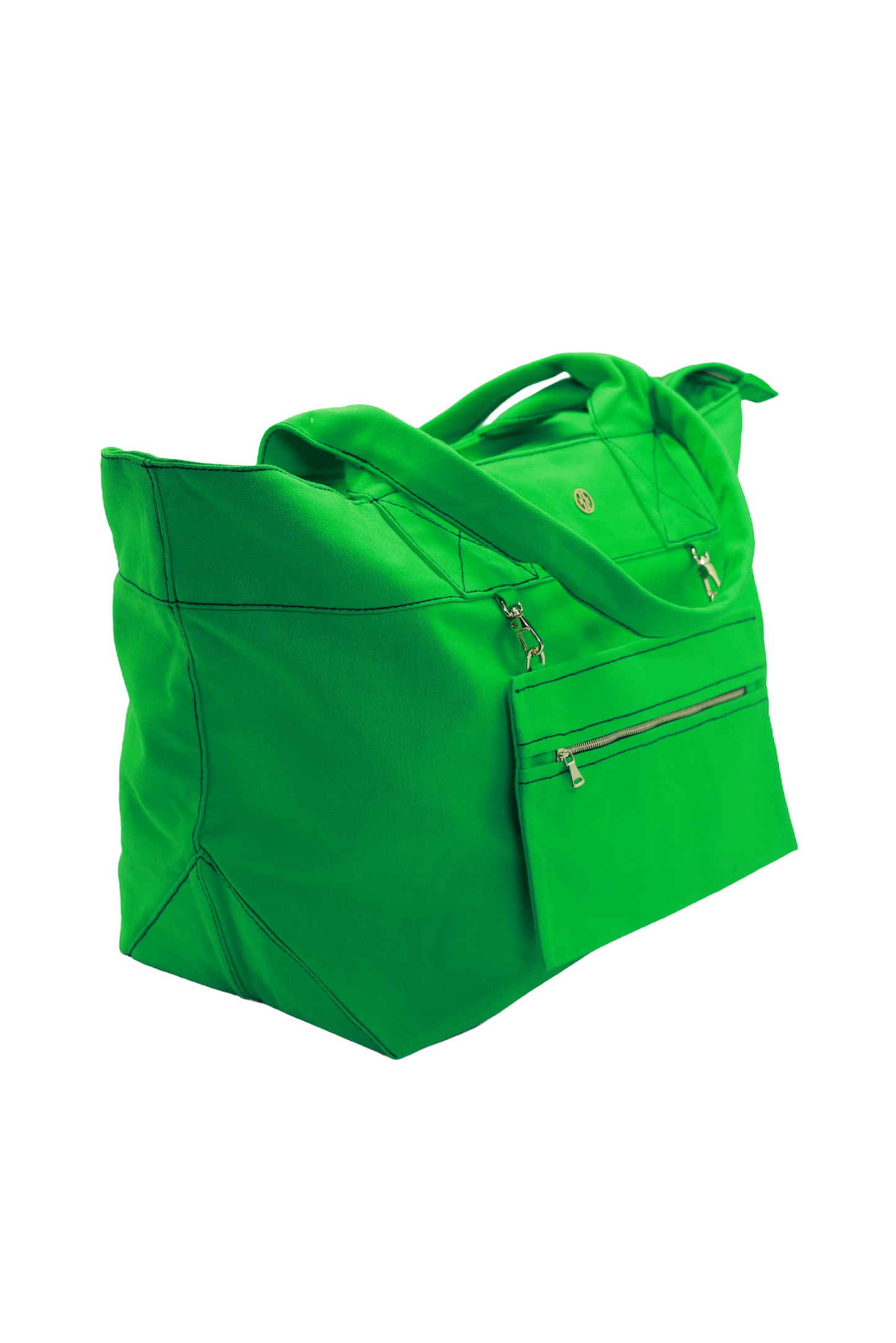 Canvas Weekender Tote - Kelly Green