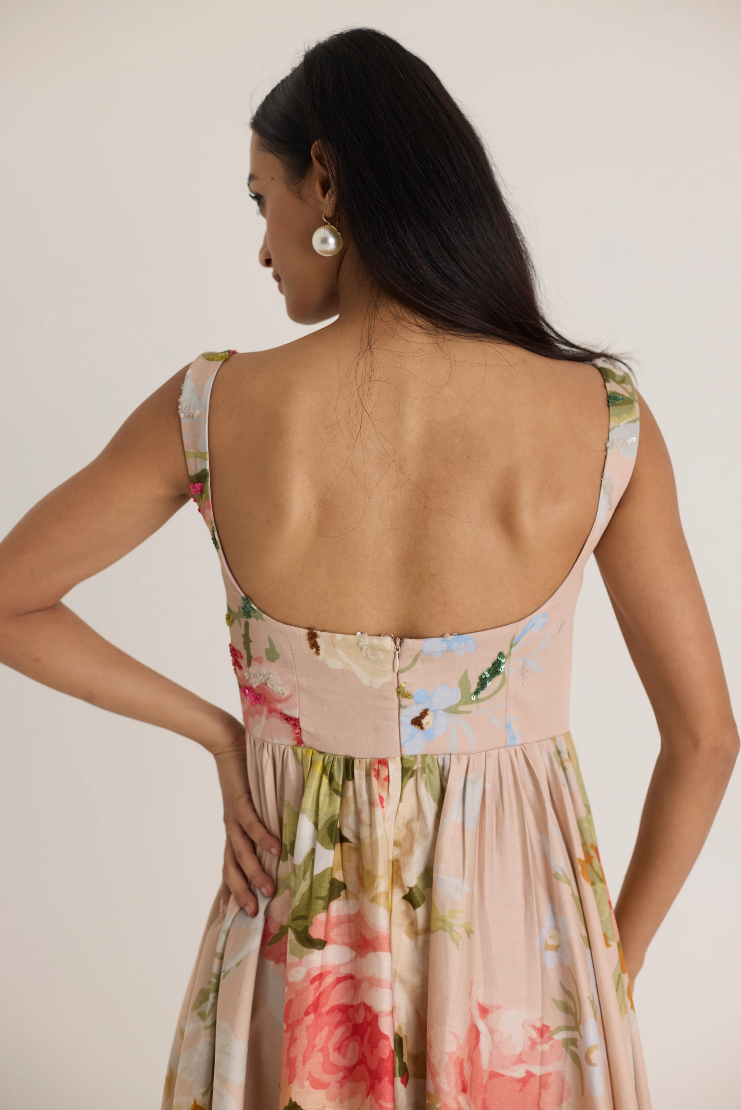Hazel Embroidered Cherry Dress