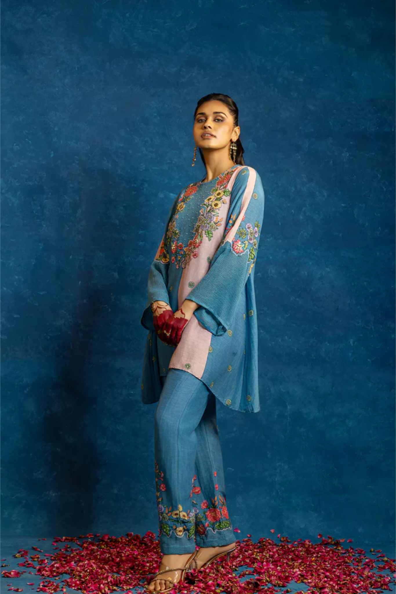 Baghira Appiqued Kurta set